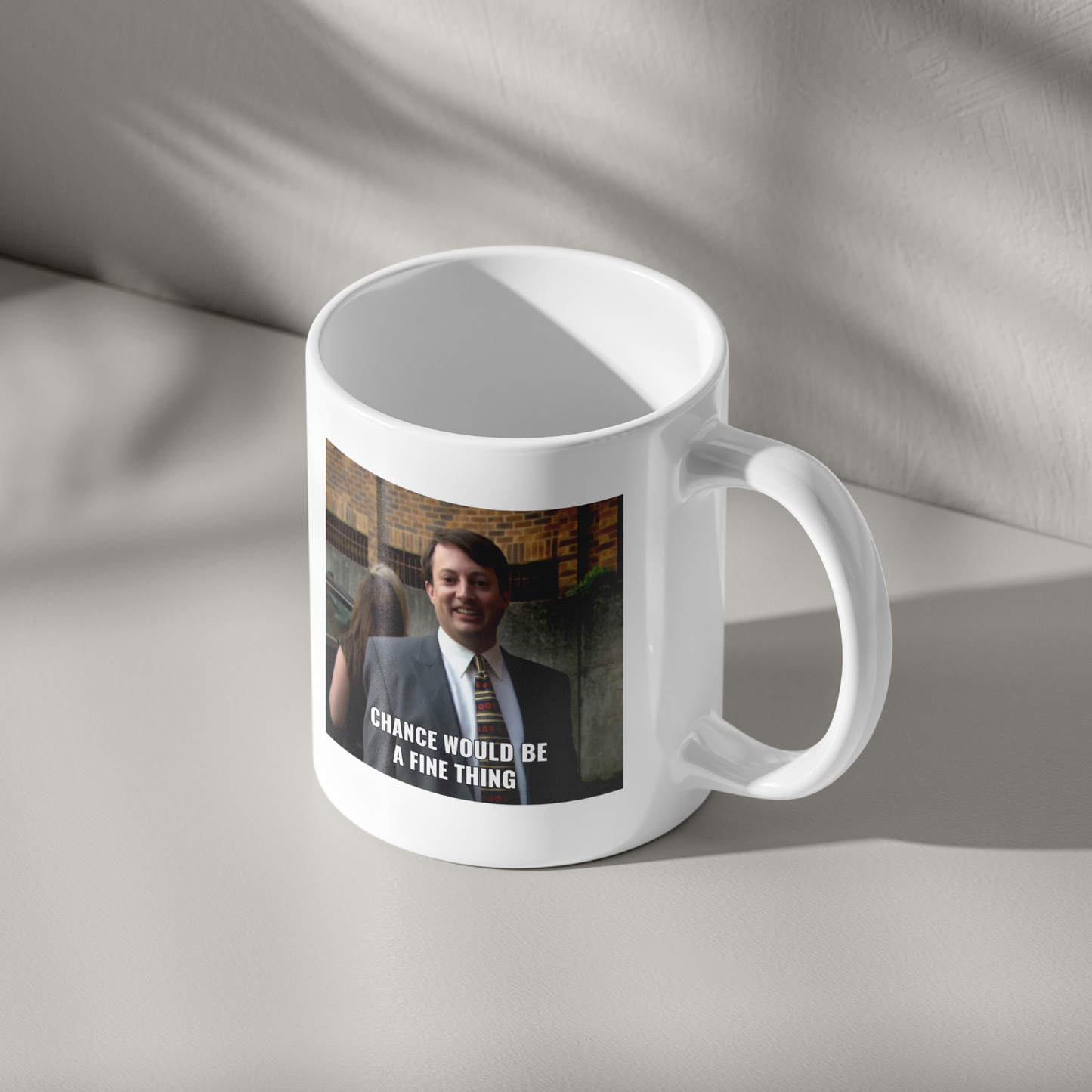 Funny Mark Corrigan Quote Mug