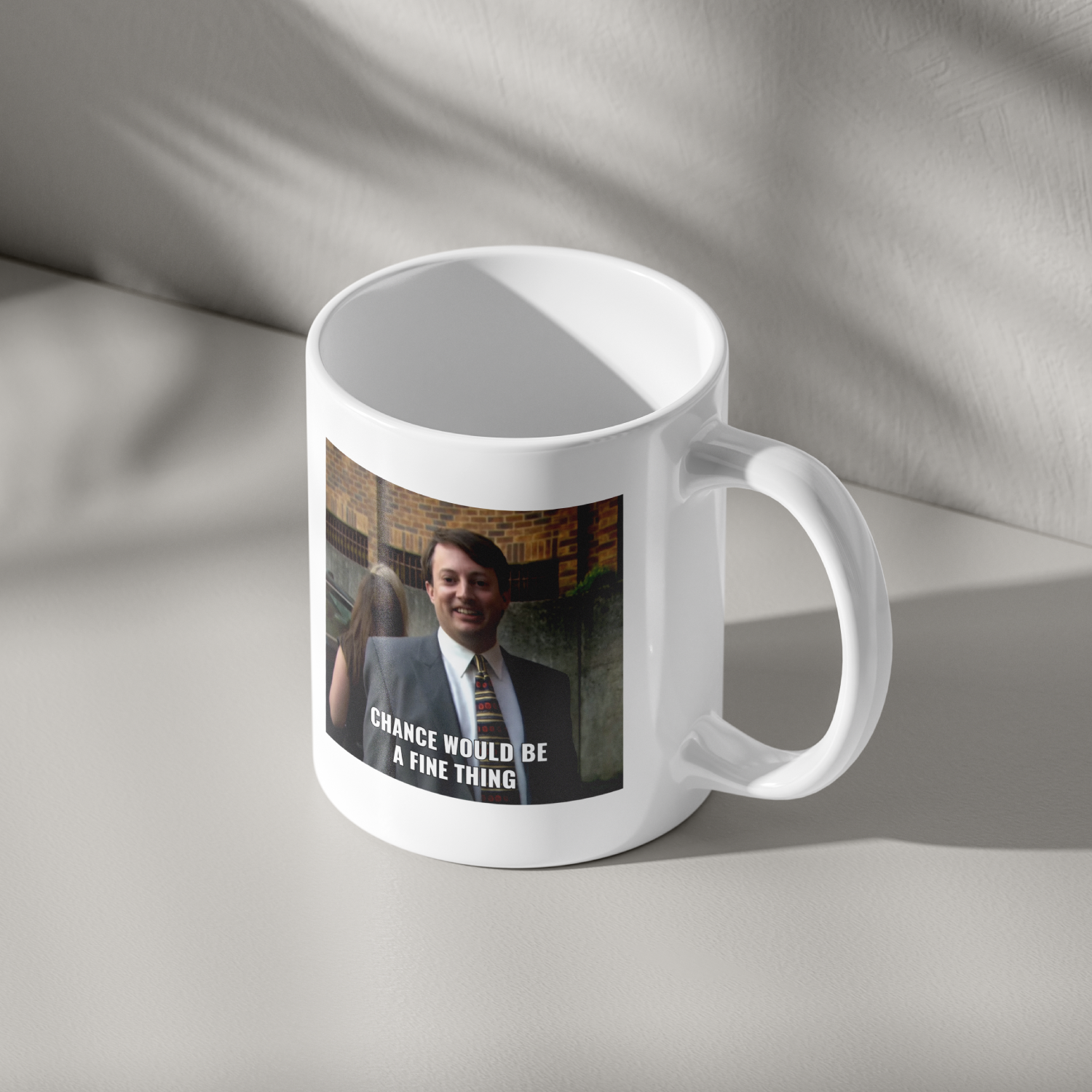 Funny Mark Corrigan Quote Mug