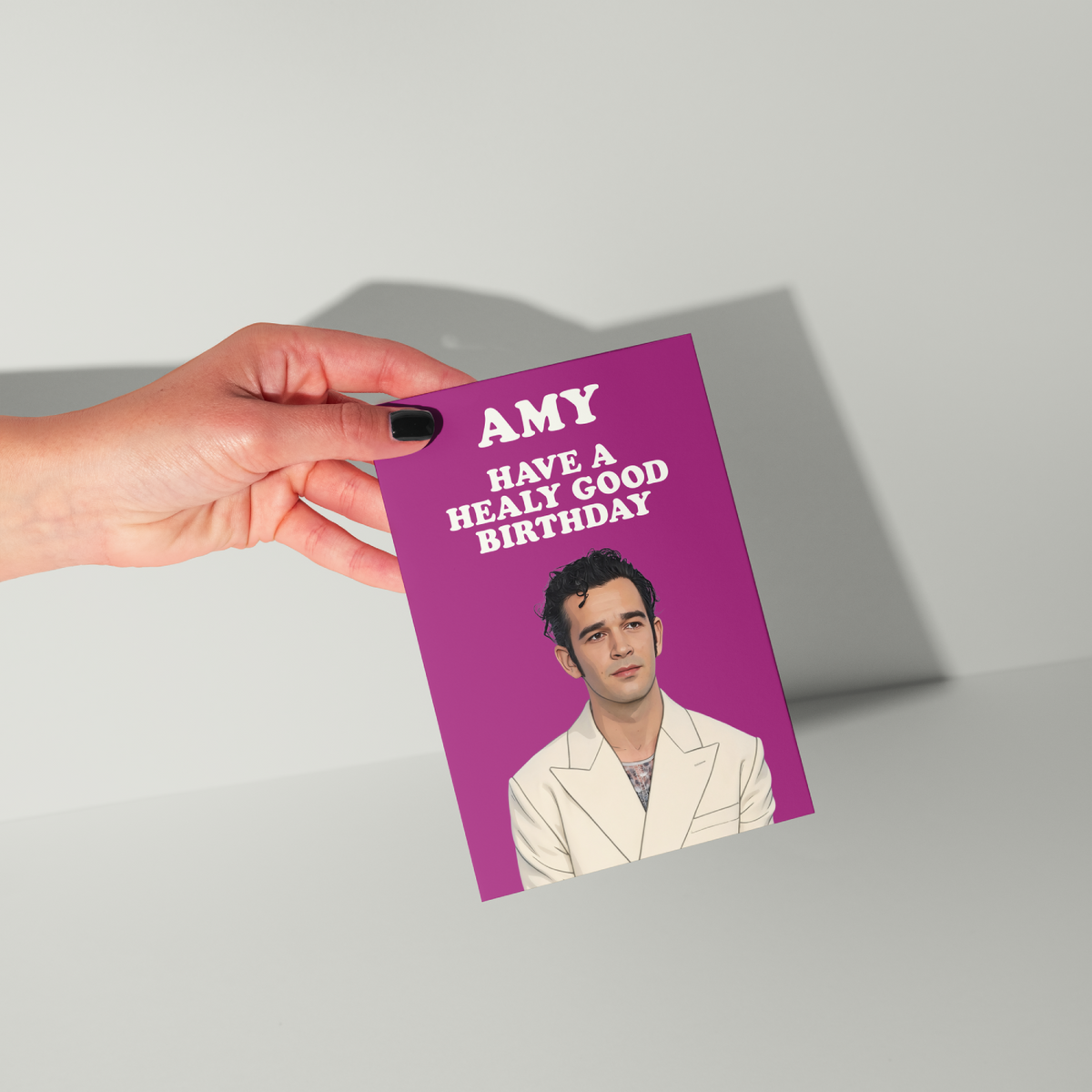 Funny Matty Healy Personalised Birthday Card