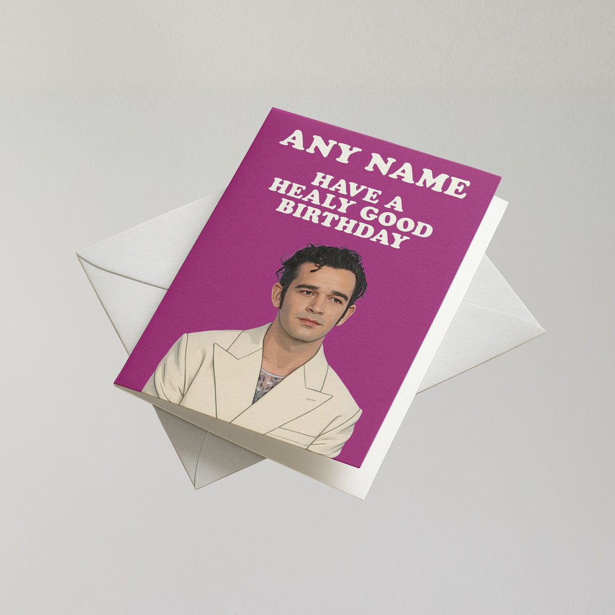 Funny Matty Healy Personalised Birthday Card