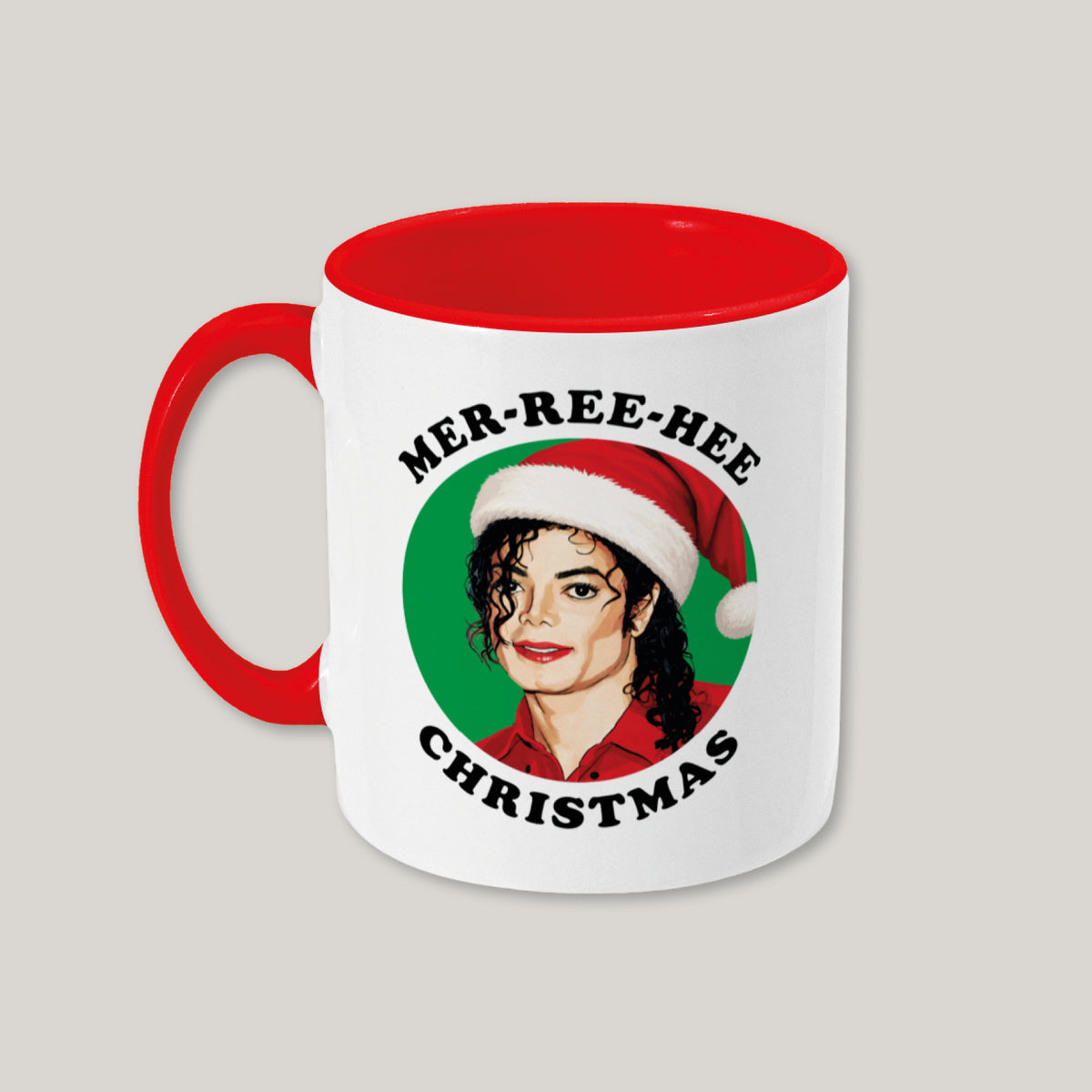 Funny Michael Jackson Christmas Mug