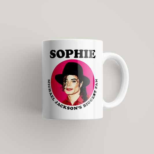 Funny Michael Jackson Personalised Mug
