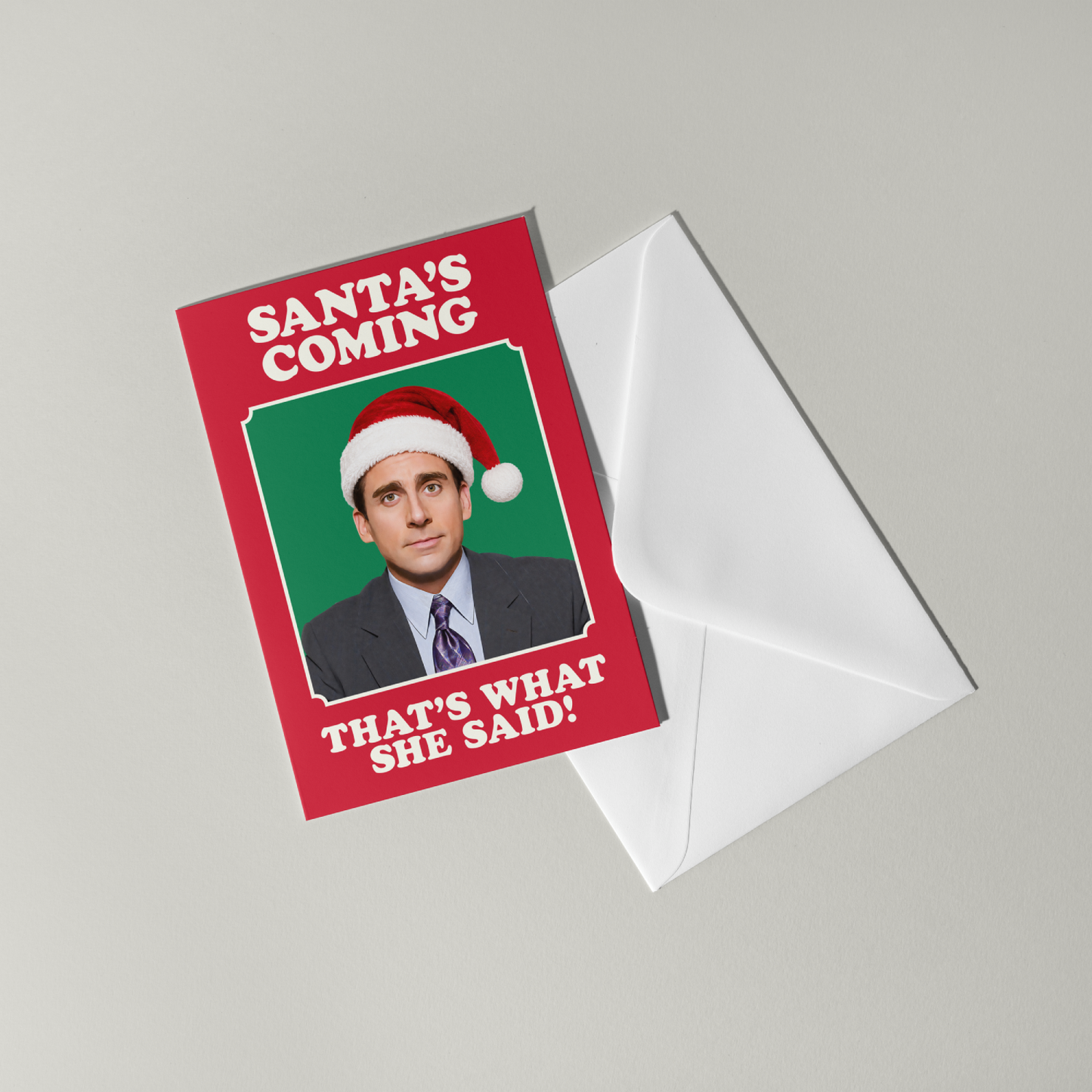 Funny Michael Scott Christmas Card