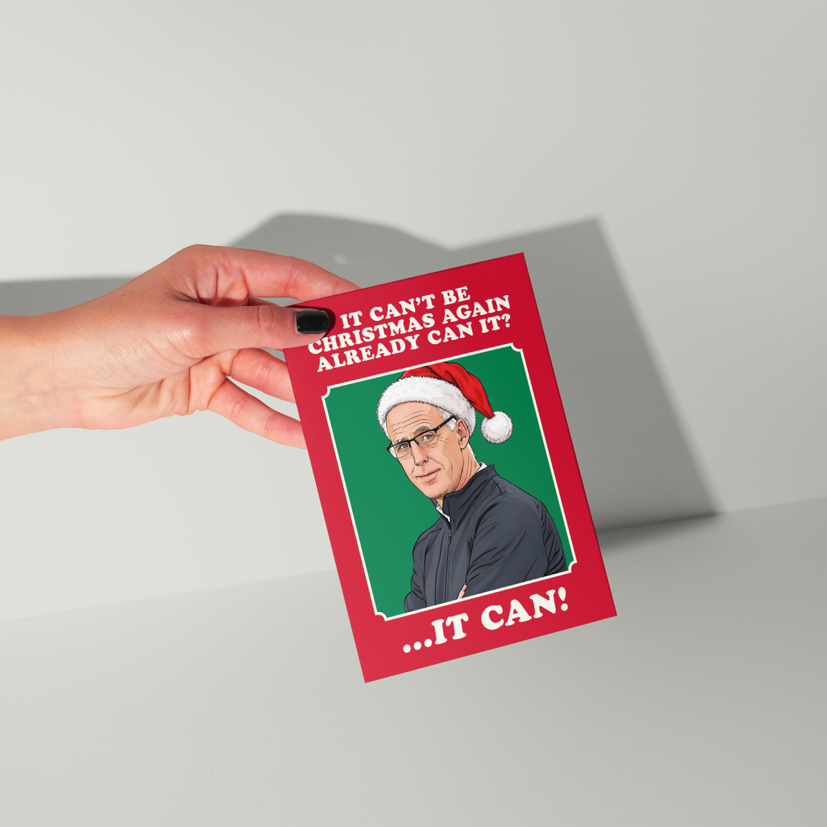 Funny Mick McCarthy Christmas Card