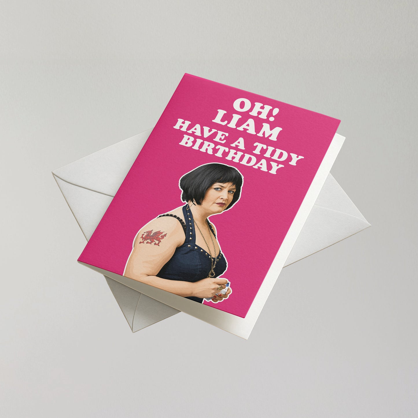 Funny Nessa Personalised Birthday Card