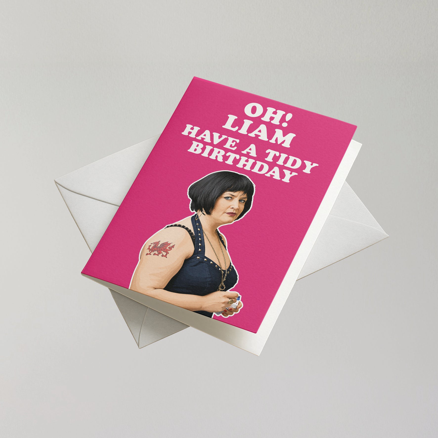 Funny Nessa Personalised Birthday Card