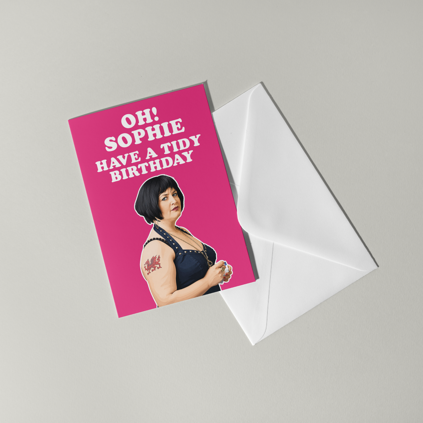 Funny Nessa Personalised Birthday Card