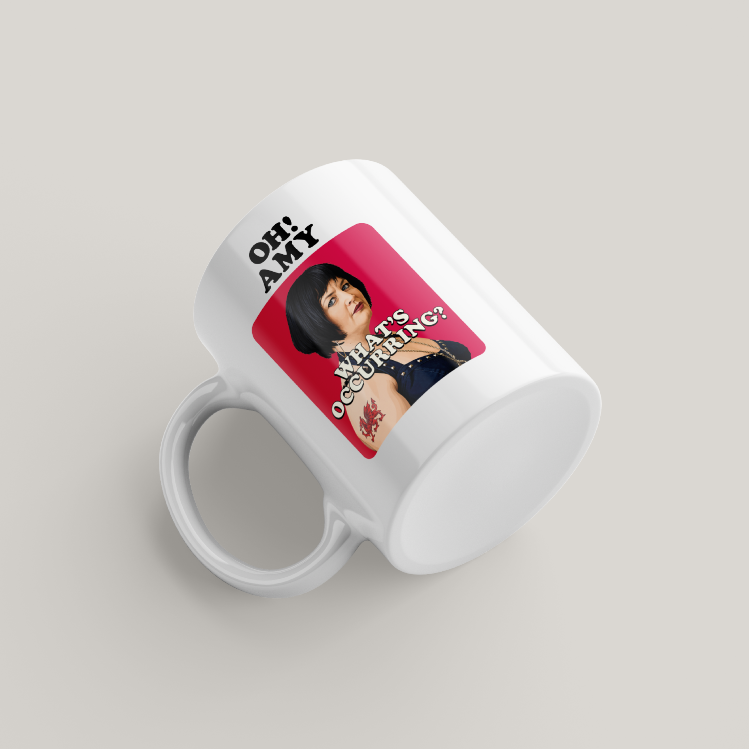 Funny Nessa Personalised Mug
