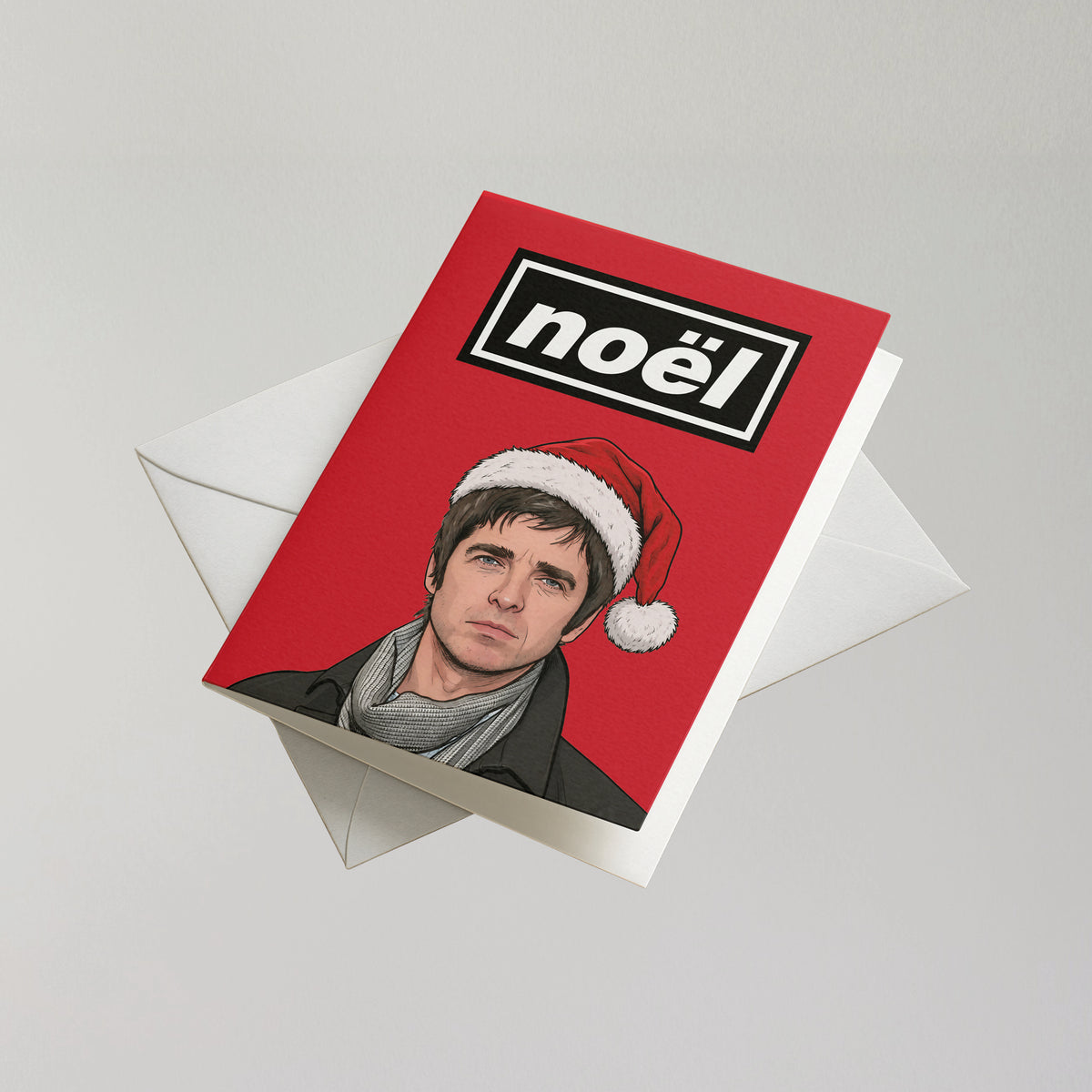 Funny Noel Gallagher Christmas Card
