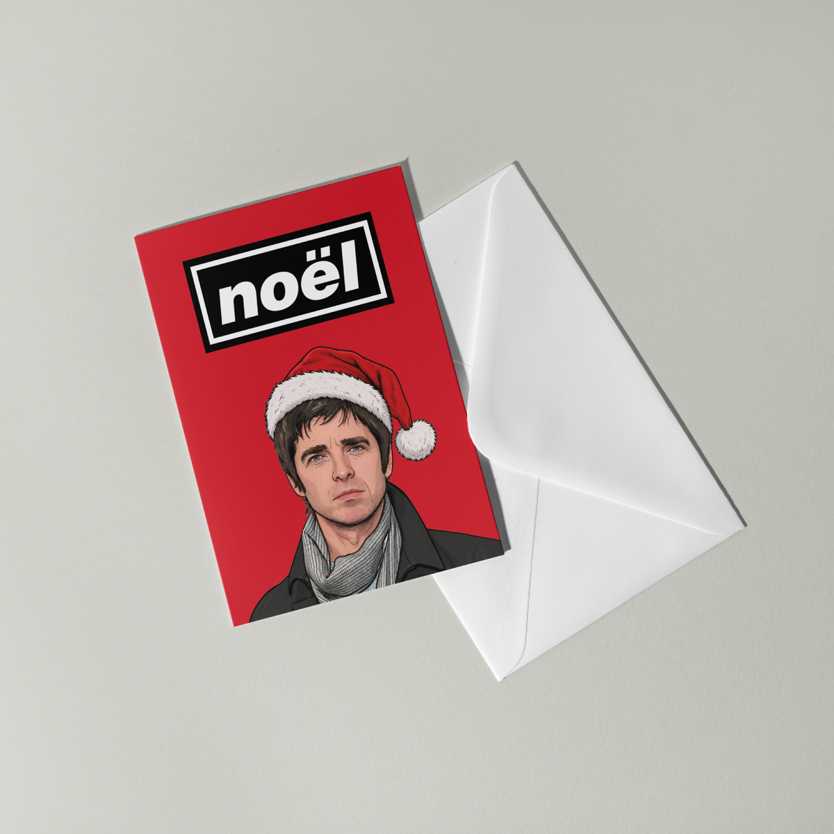 Funny Noel Gallagher Christmas Card