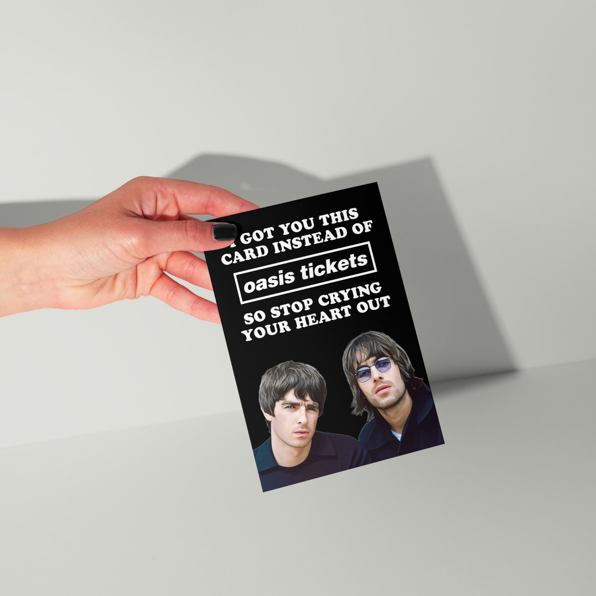 Funny Oasis Birthday Card