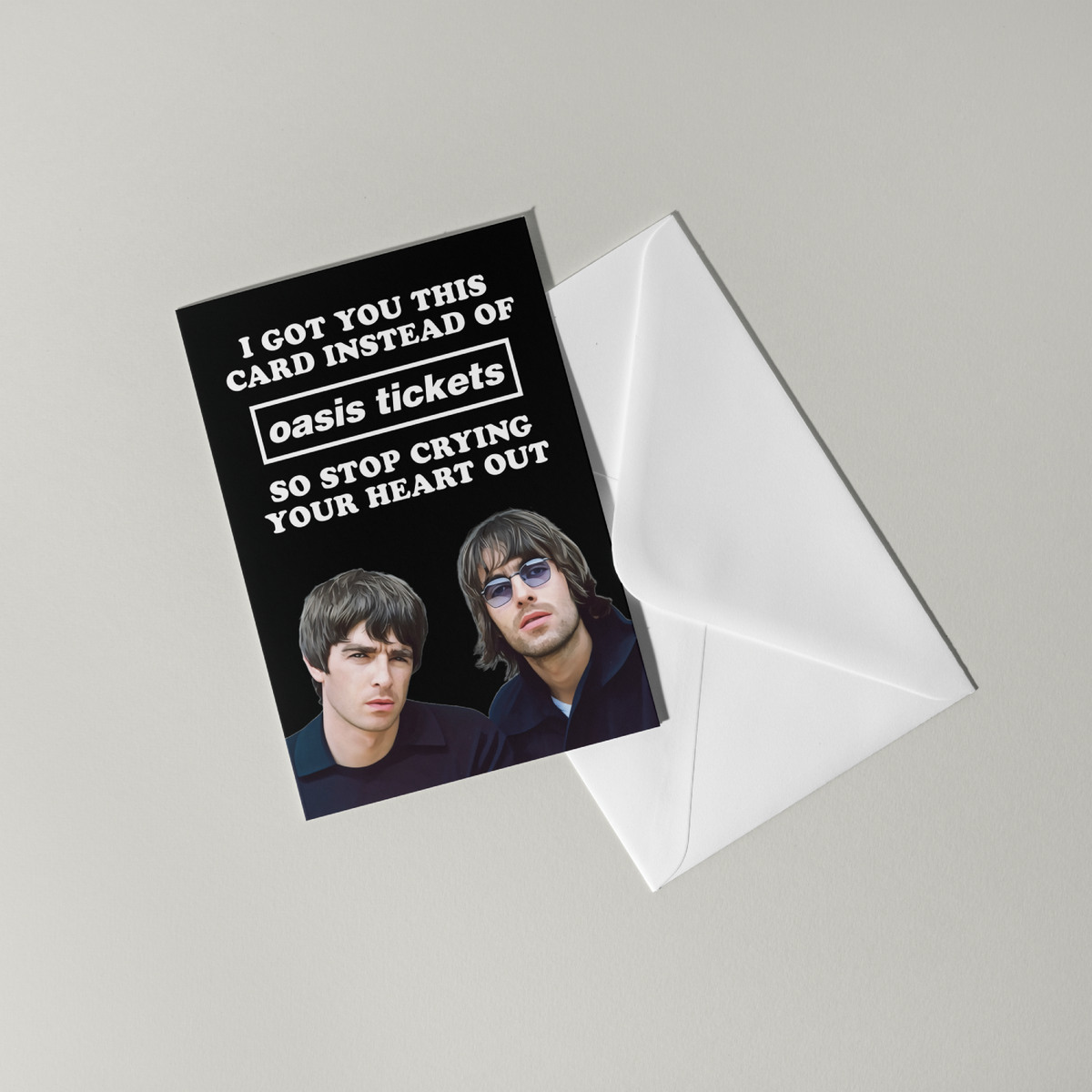 Funny Oasis Birthday Card