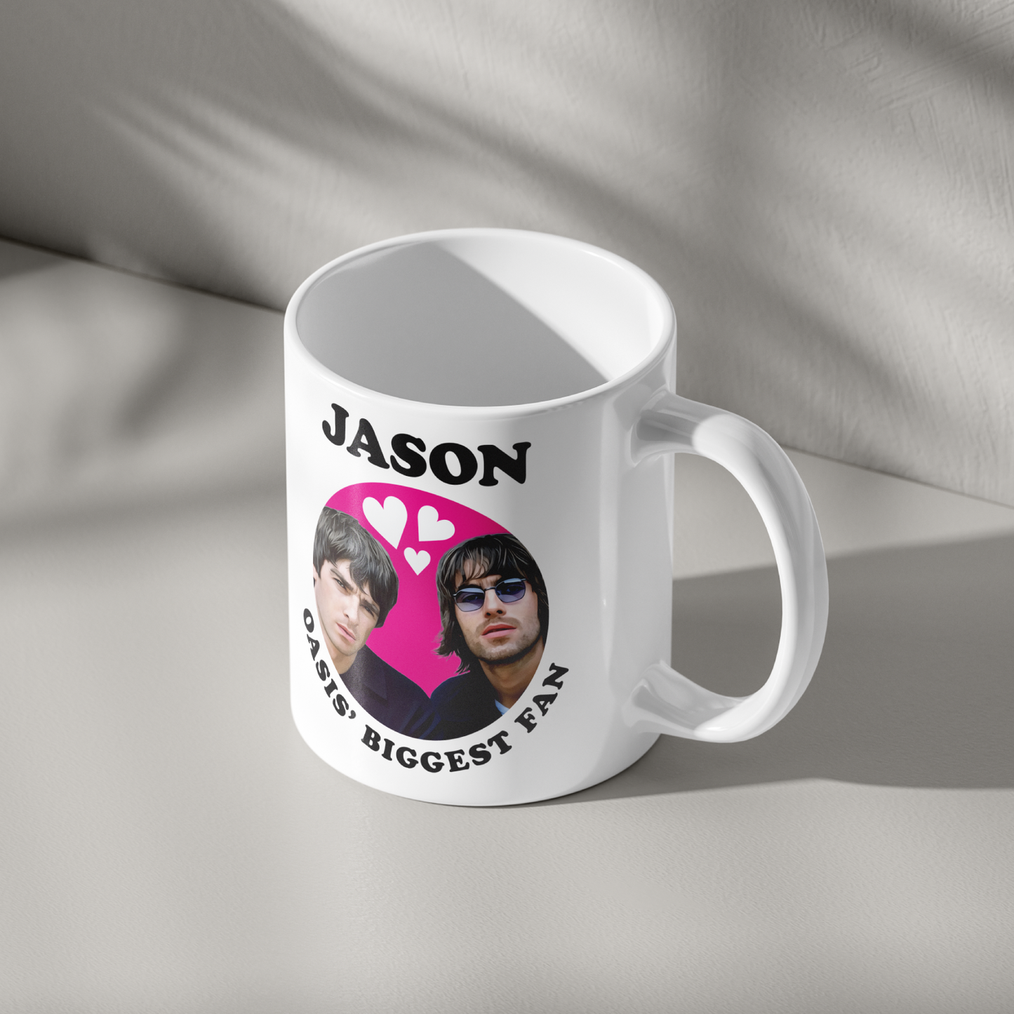 Funny Oasis Personalised Mug