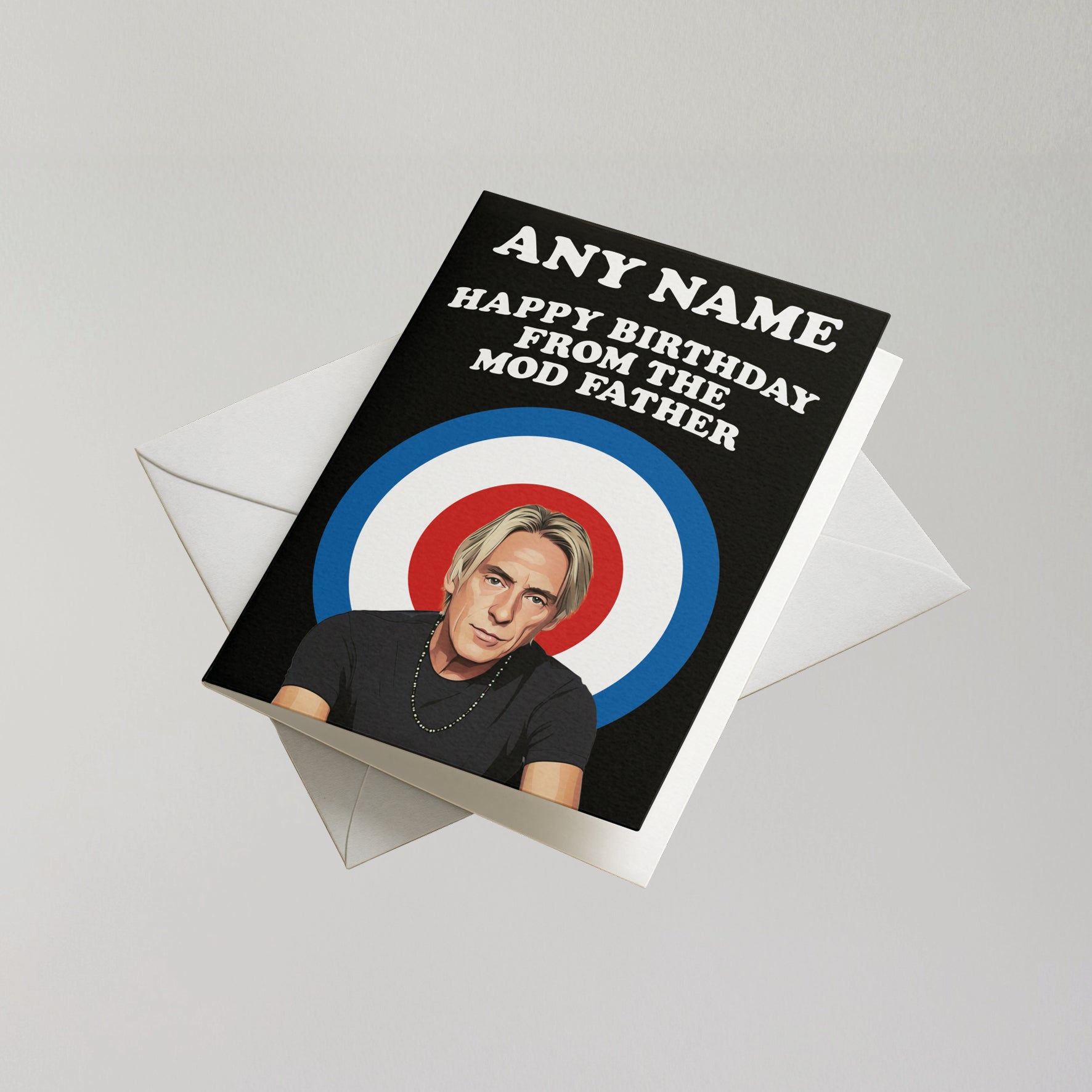 Funny Paul Weller Personalised Birthday Card
