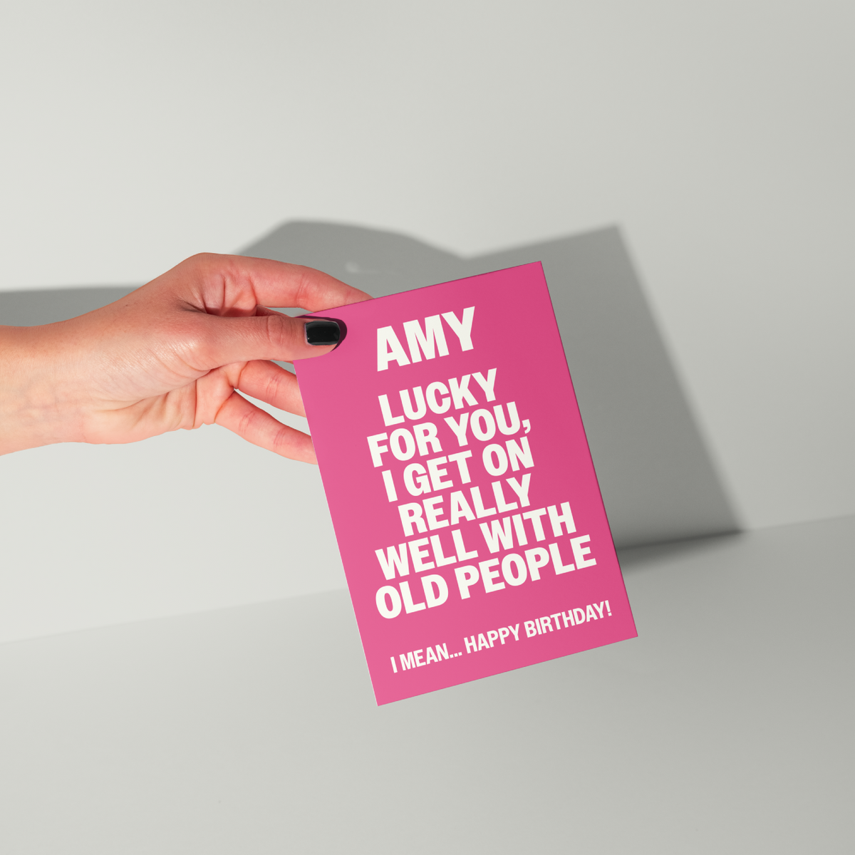 Funny Personalised Birthday Card