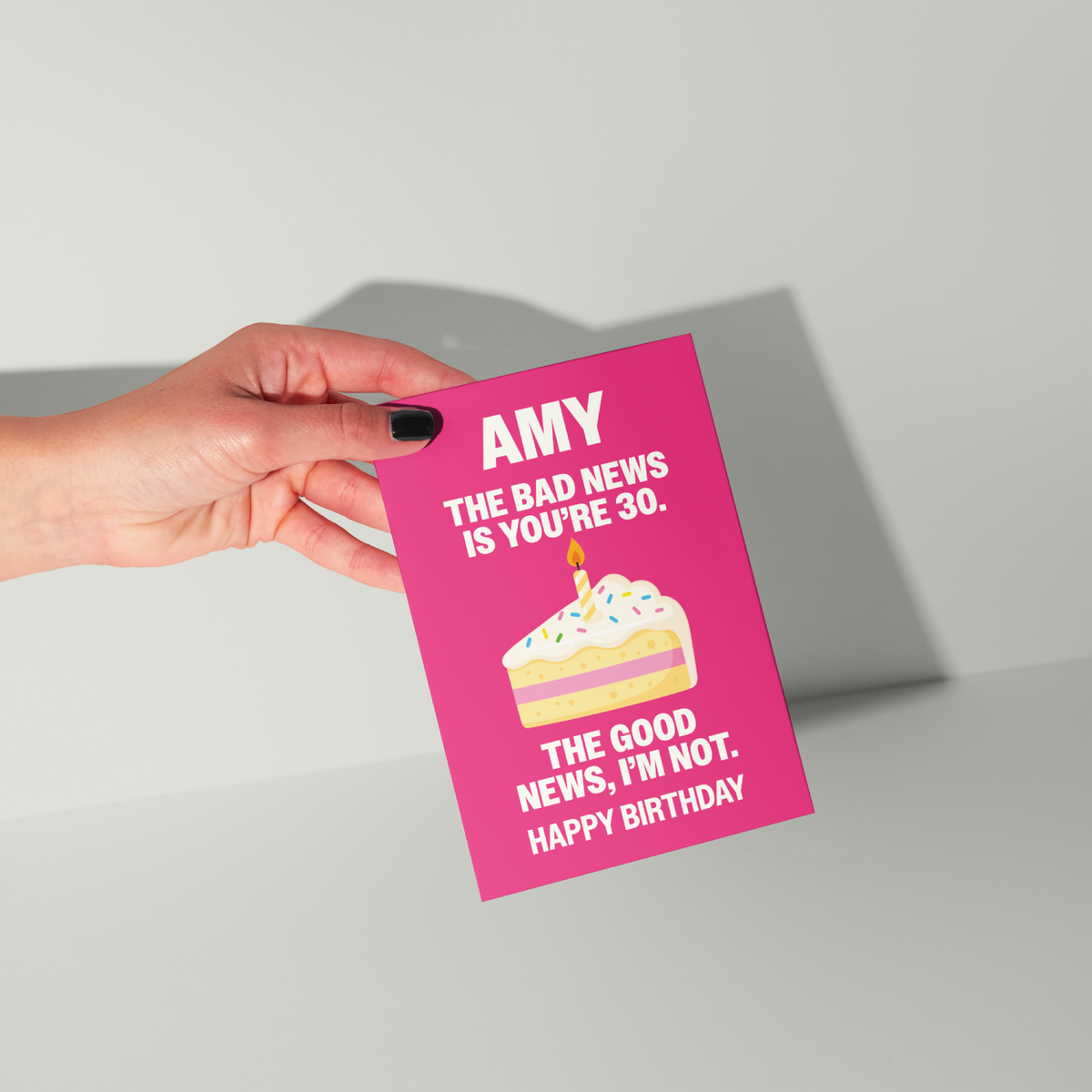 Funny Personalised Birthday Card