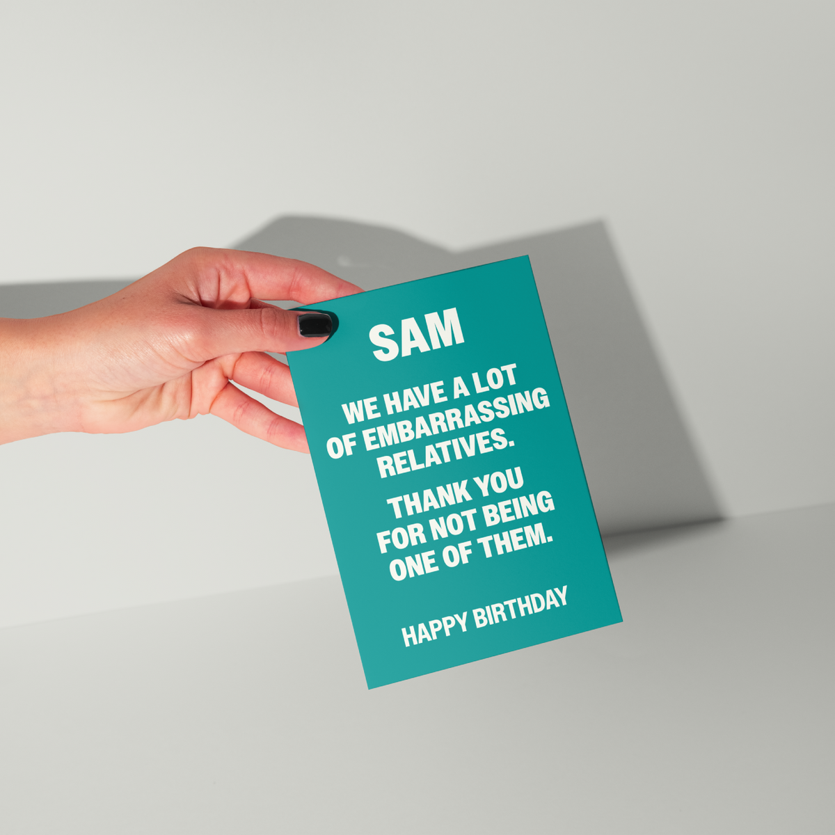 Funny Personalised Birthday Card