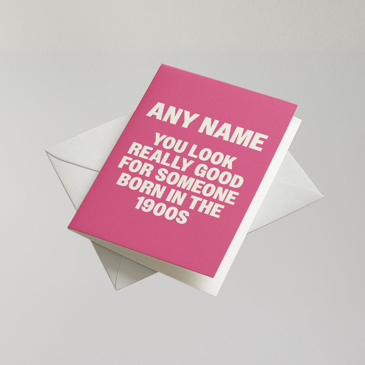 Funny Personalised Birthday Card