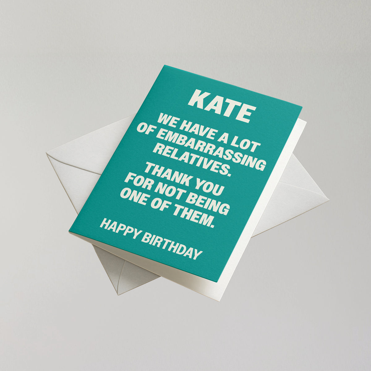 Funny Personalised Birthday Card