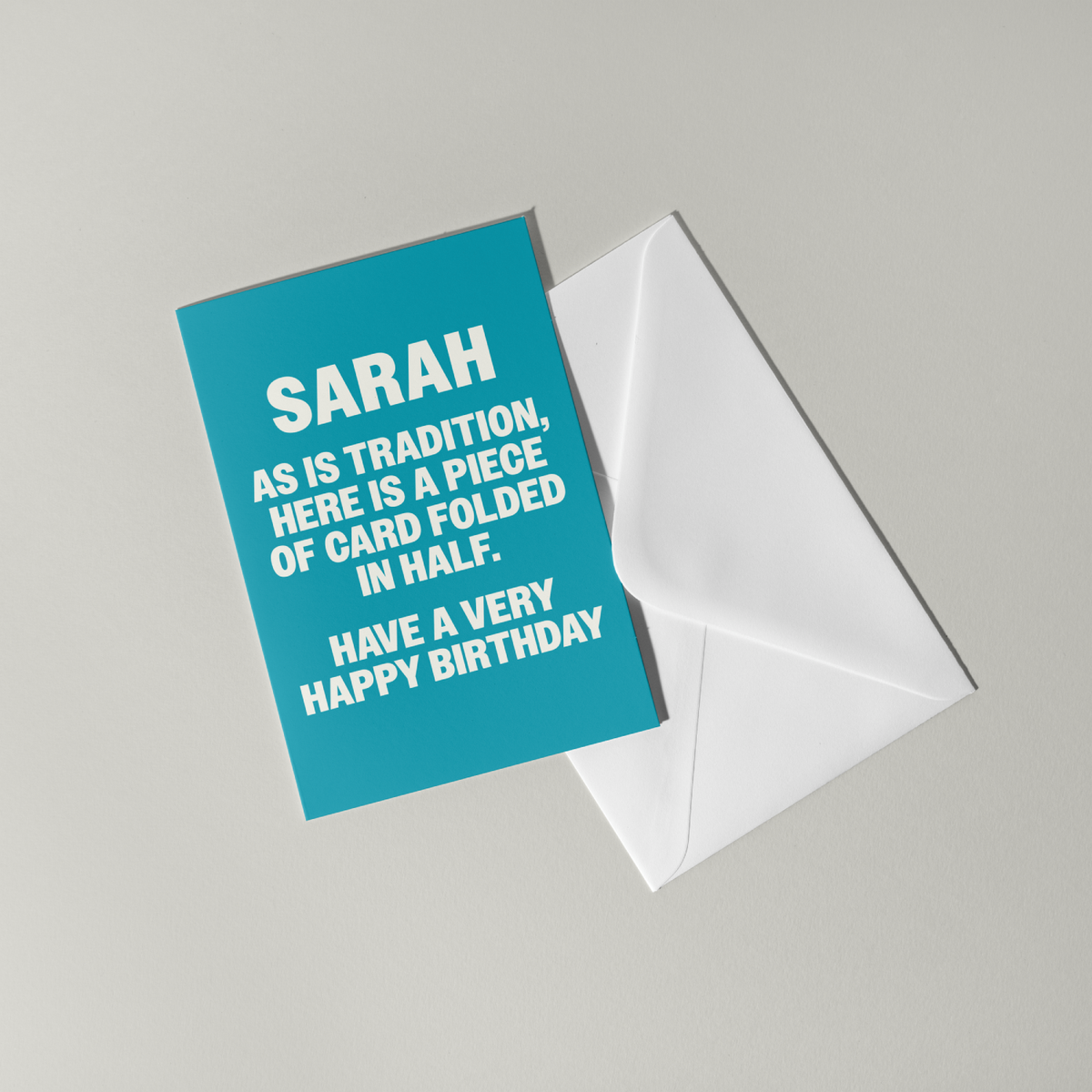 Funny Personalised Birthday Card