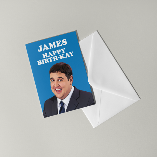 Funny Peter Kay Personalised Birthday Card