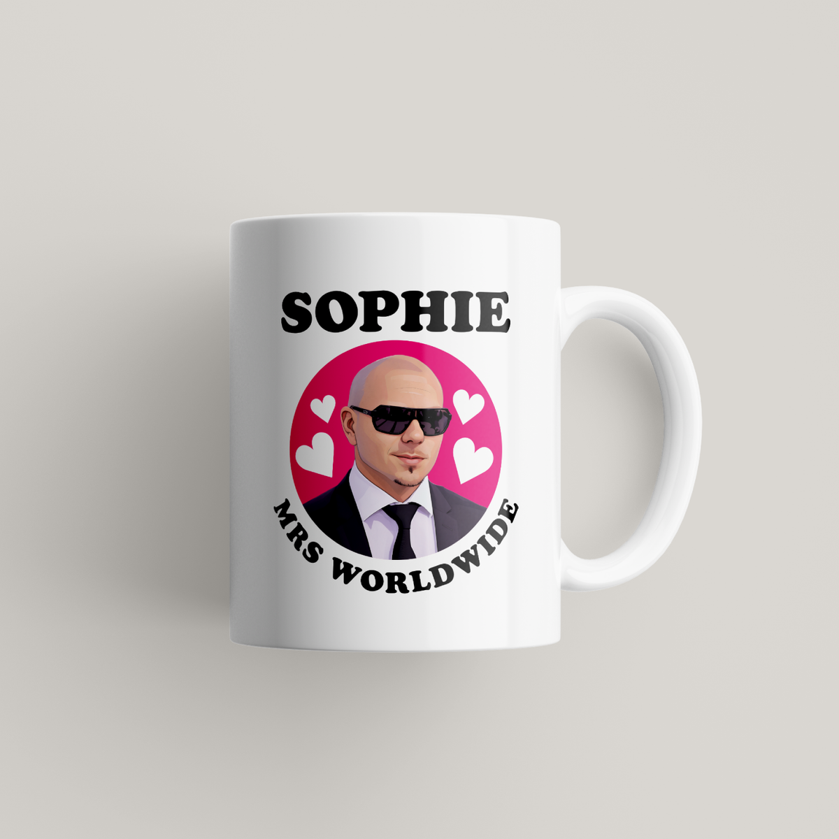 Funny Pitbull Personalised Mug