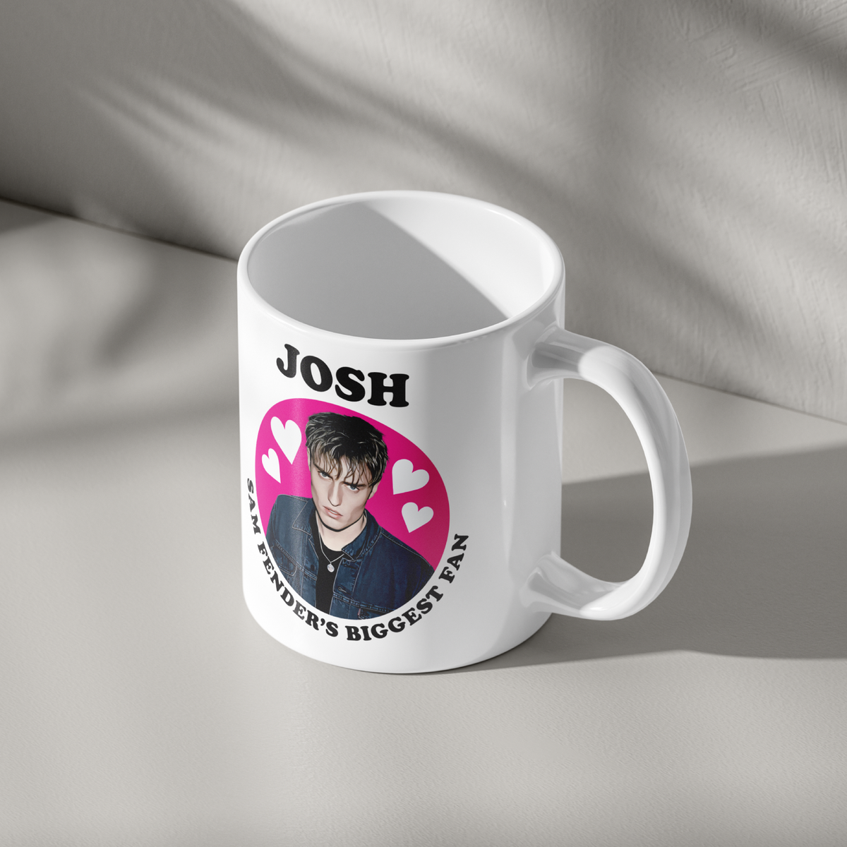 Funny Sam Fender Personalised Mug