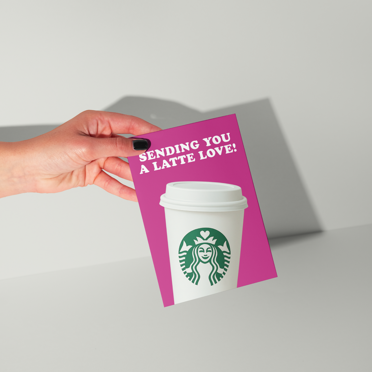 Funny Starbucks Greeting Card