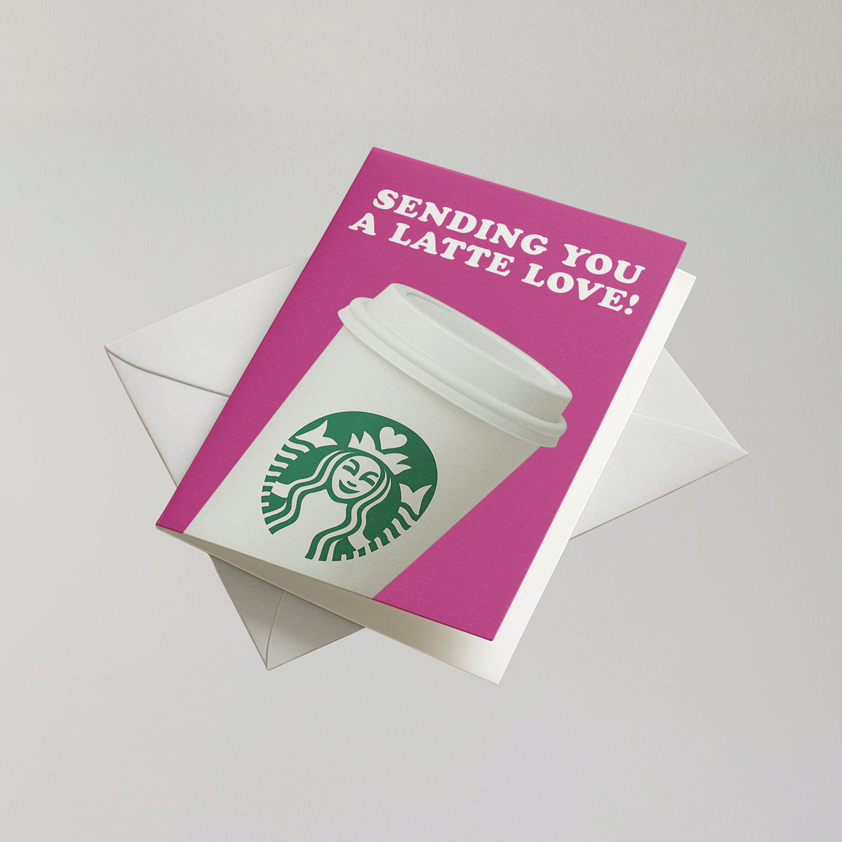 Funny Starbucks Greeting Card
