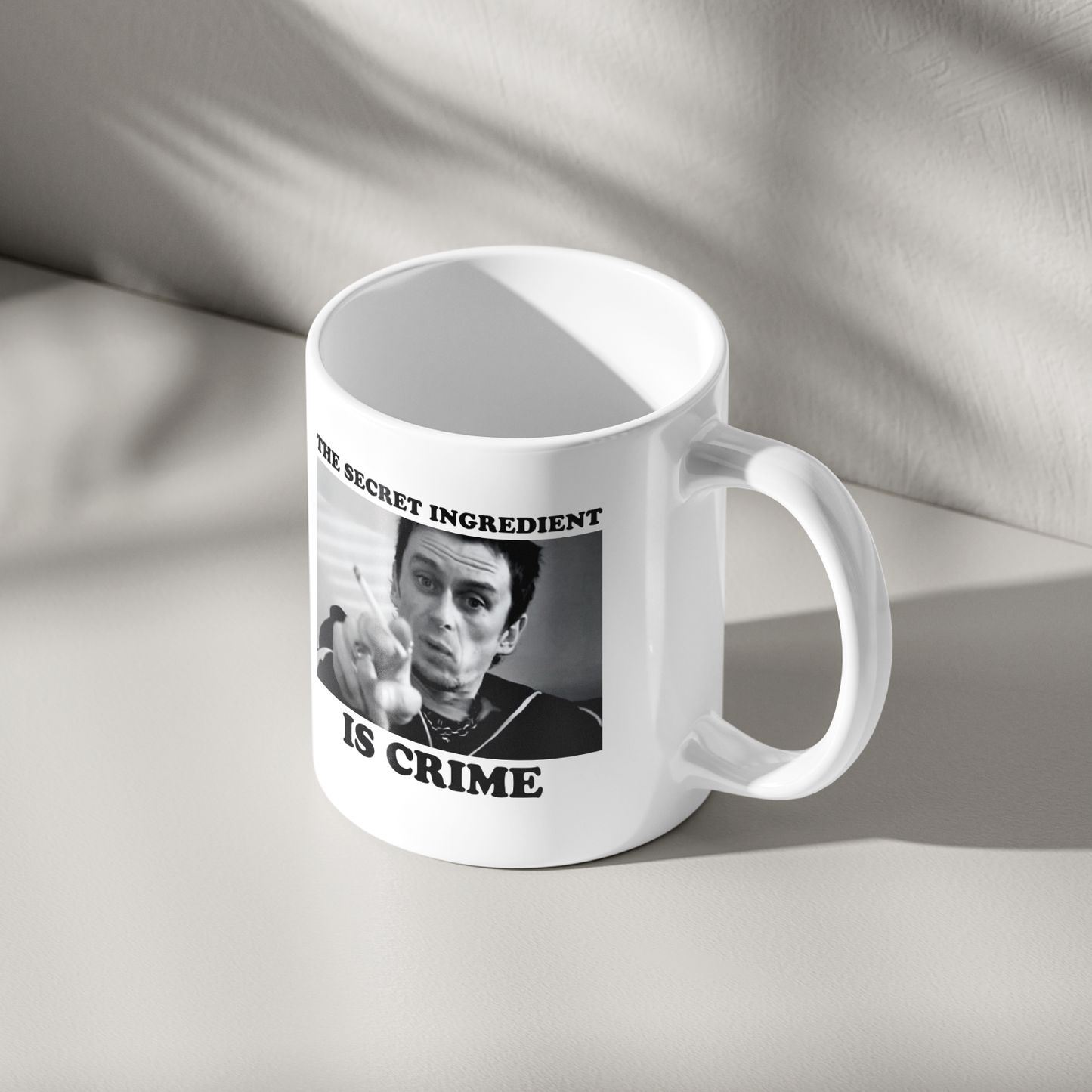 Funny Super Hans Peep Show Mug