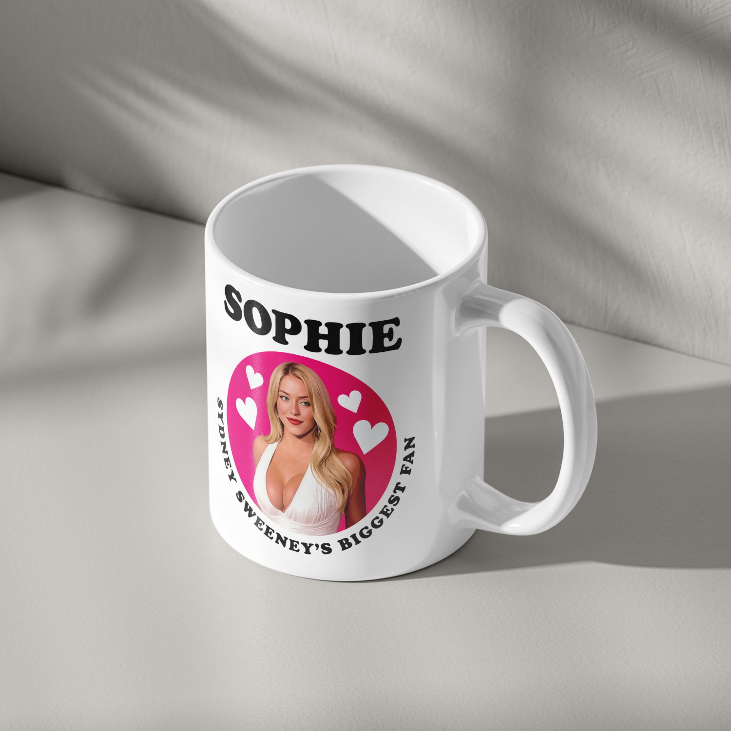 Funny Sydney Sweeney Personalised Mug
