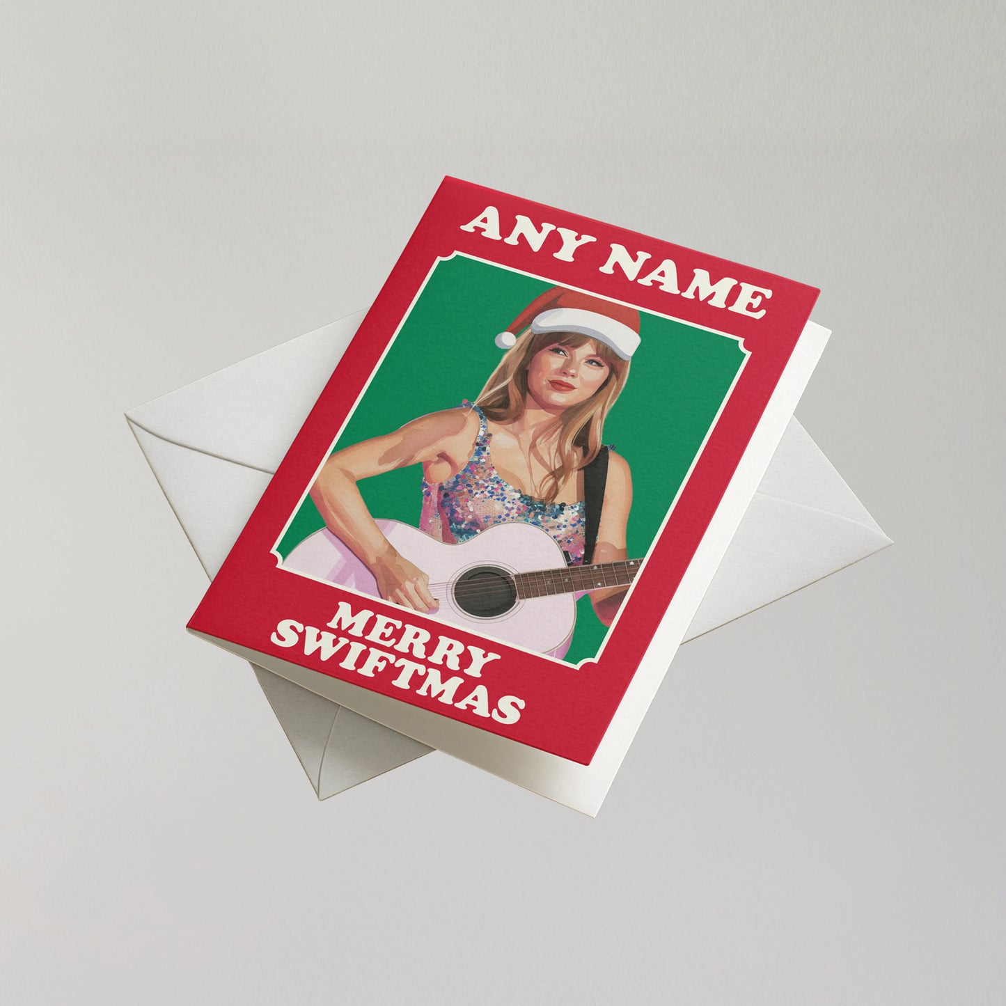 Funny Taylor Swift Personalised Christmas Card