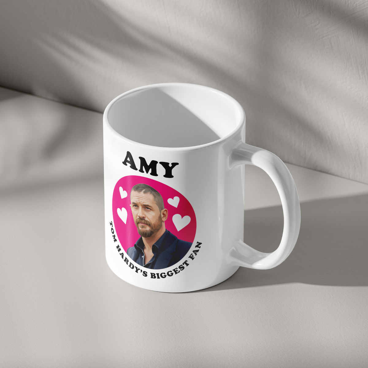 Funny Tom Hardy Personalised Mug