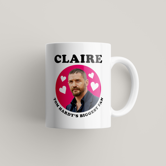 Funny Tom Hardy Personalised Mug