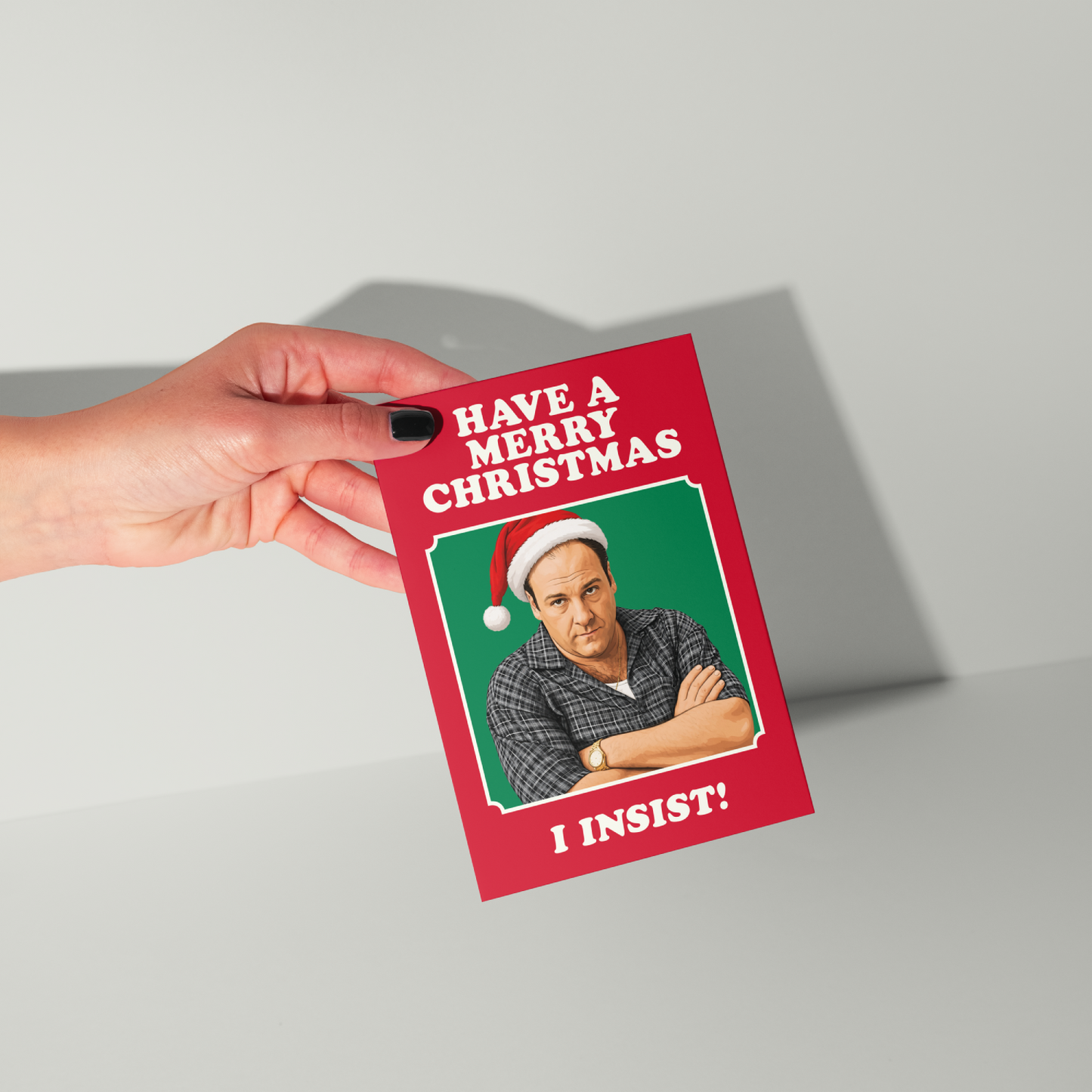 Funny Tony Soprano Christmas Card