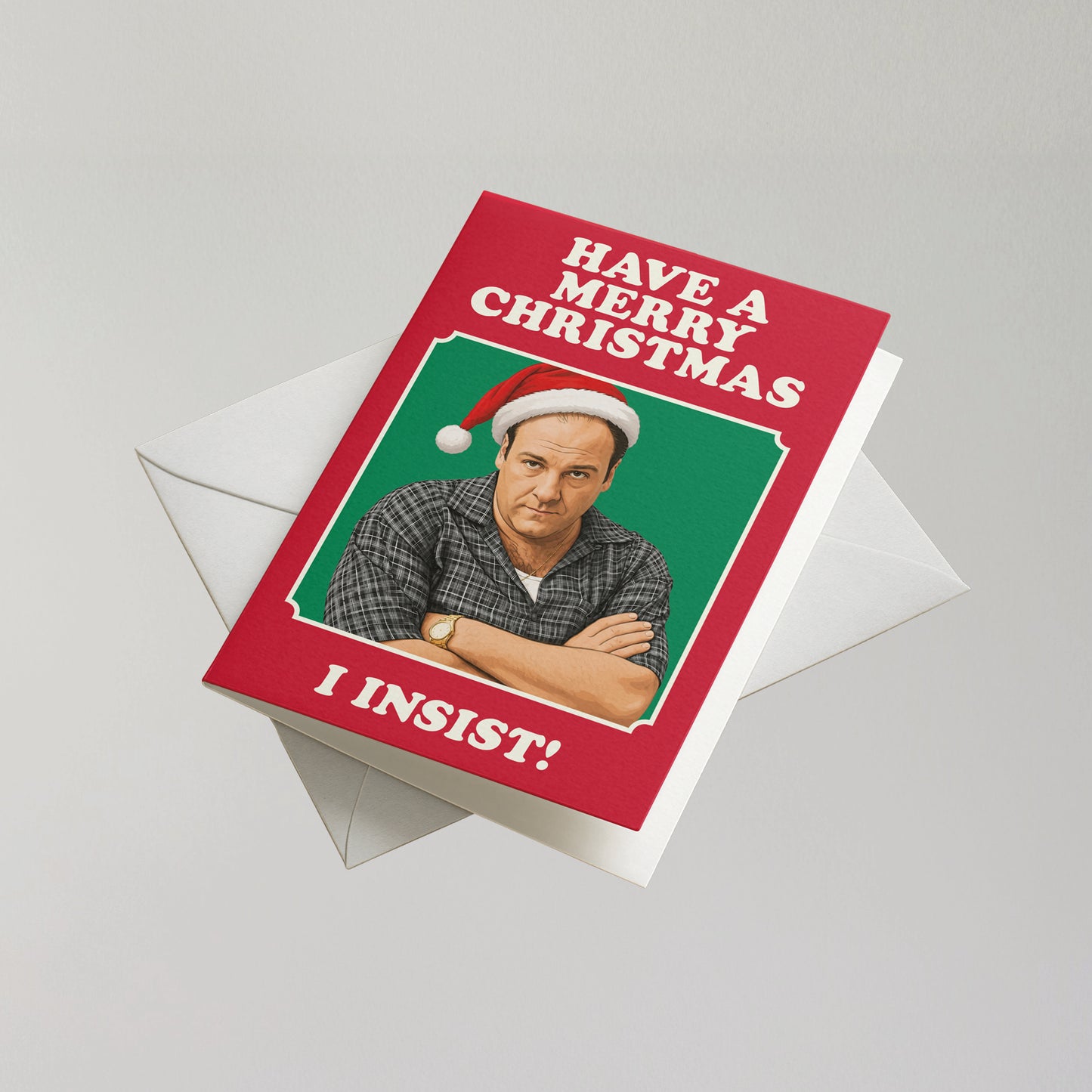 Funny Tony Soprano Christmas Card
