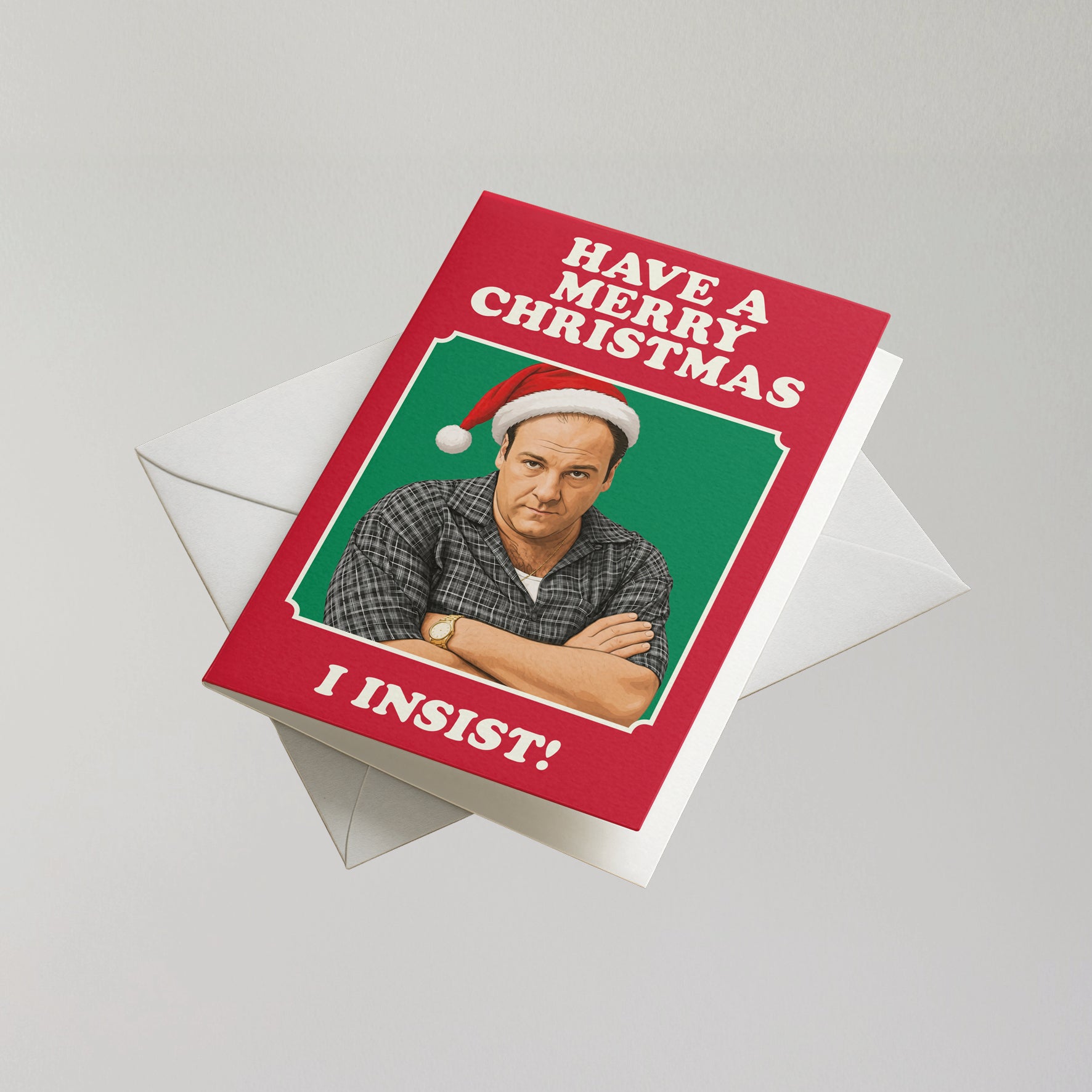 Funny Tony Soprano Christmas Card