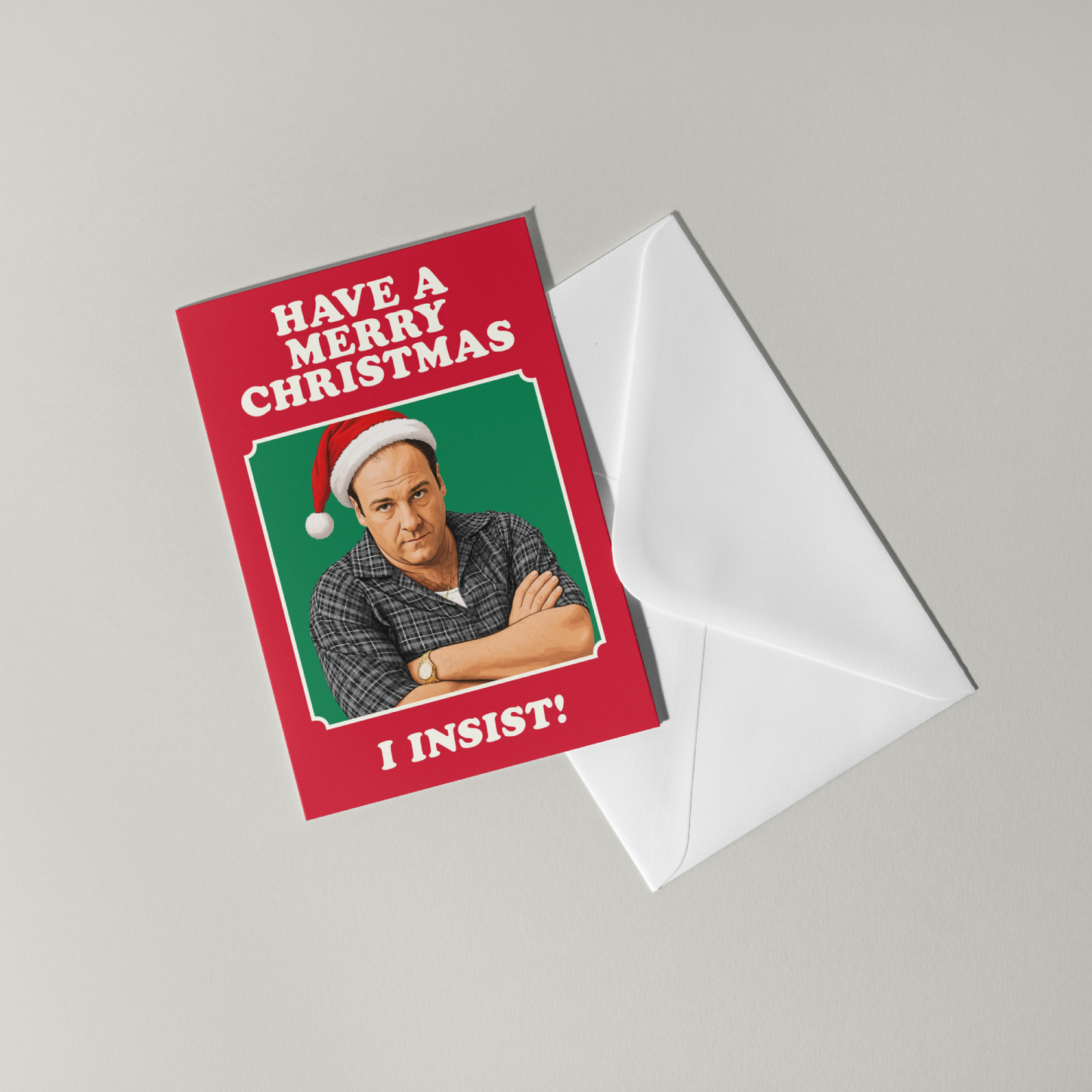 Funny Tony Soprano Christmas Card