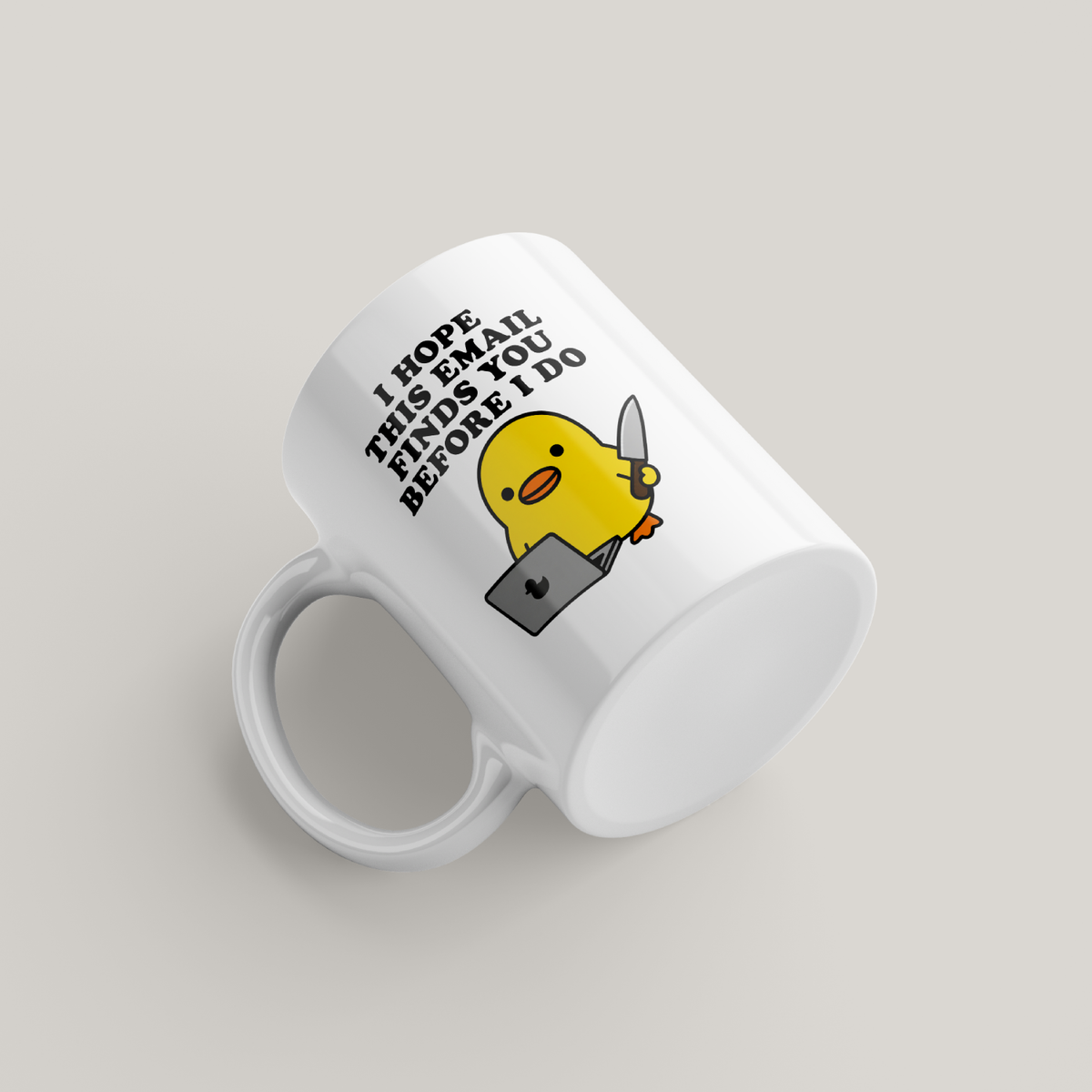 Funny Duck Email Mug