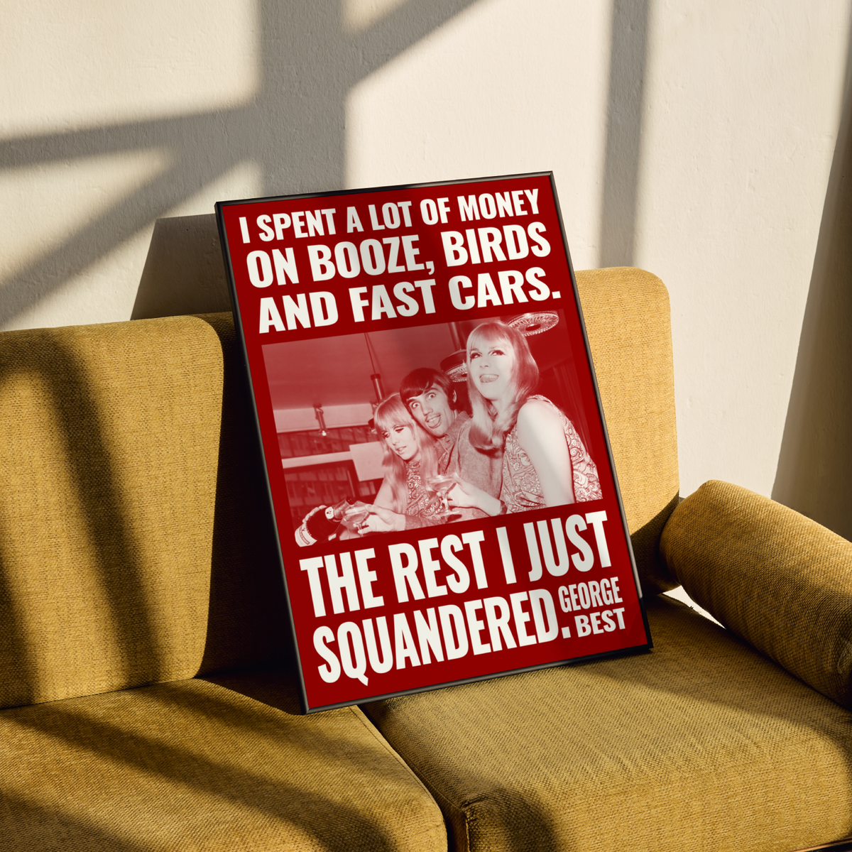 George Best Quote Poster