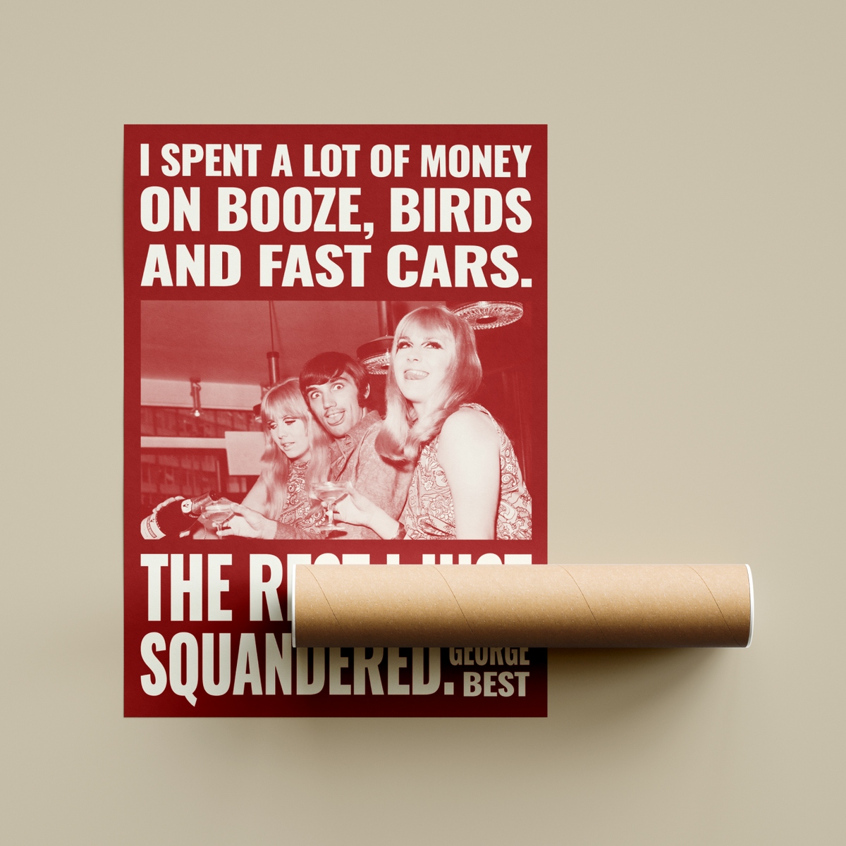 George Best Quote Poster