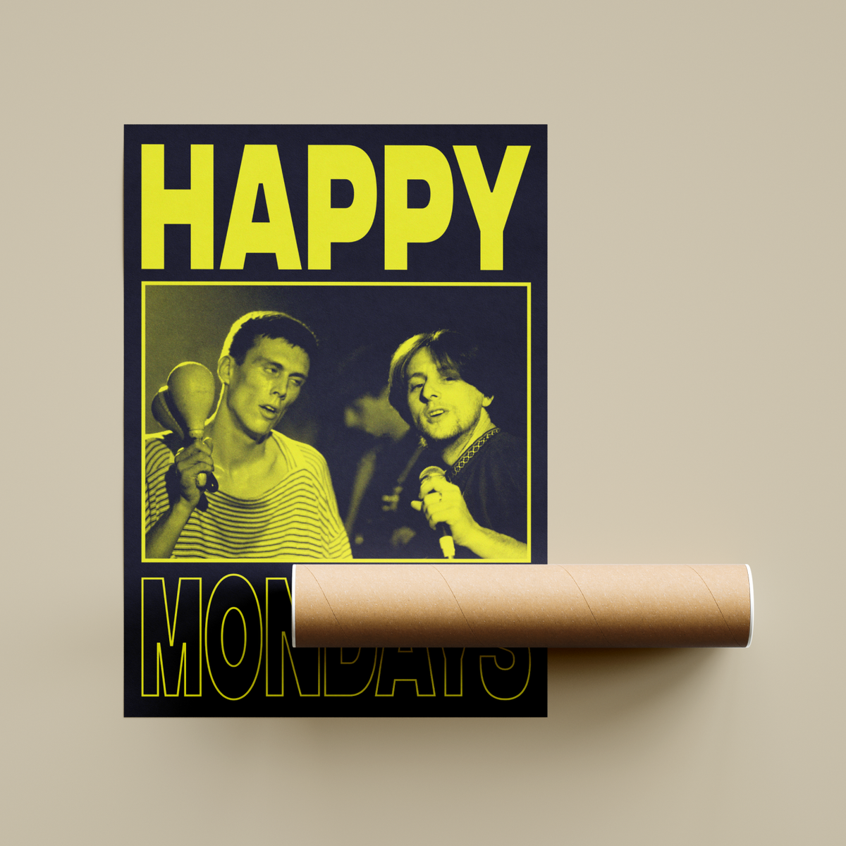 Happy Mondays Band Poster