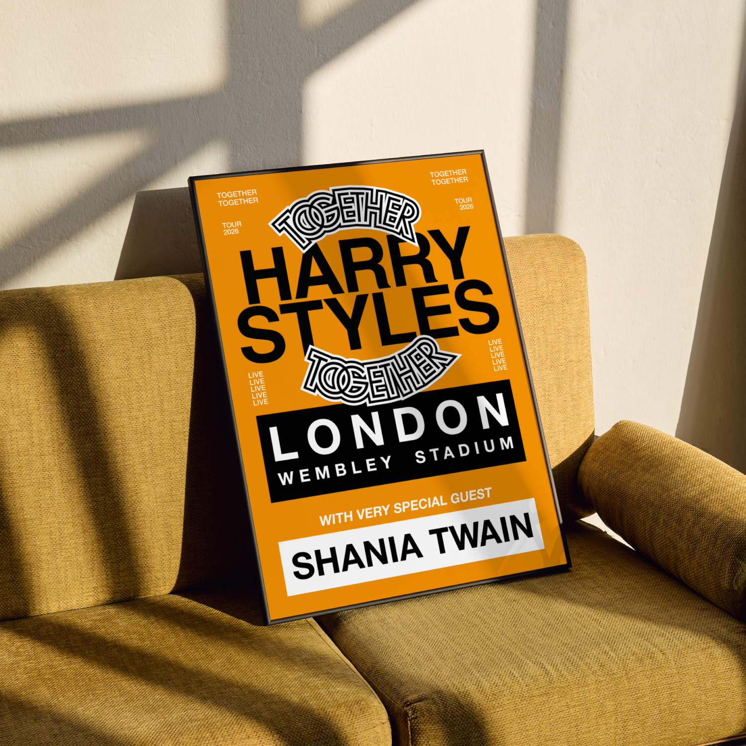 Harry Styles Together Together 2026 London Tour Poster