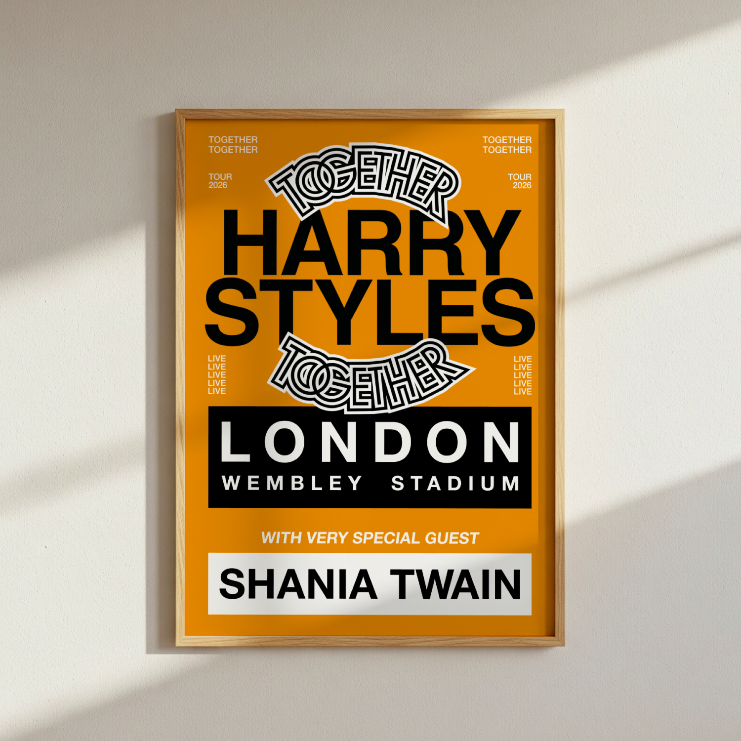 Harry Styles Together Together 2026 London Tour Poster