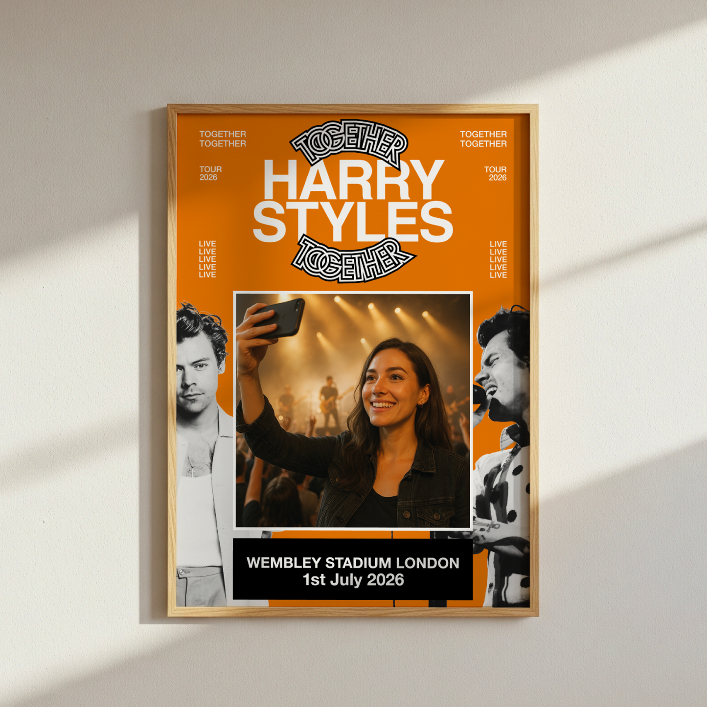 Harry Styles Together Together Personalised Tour Poster