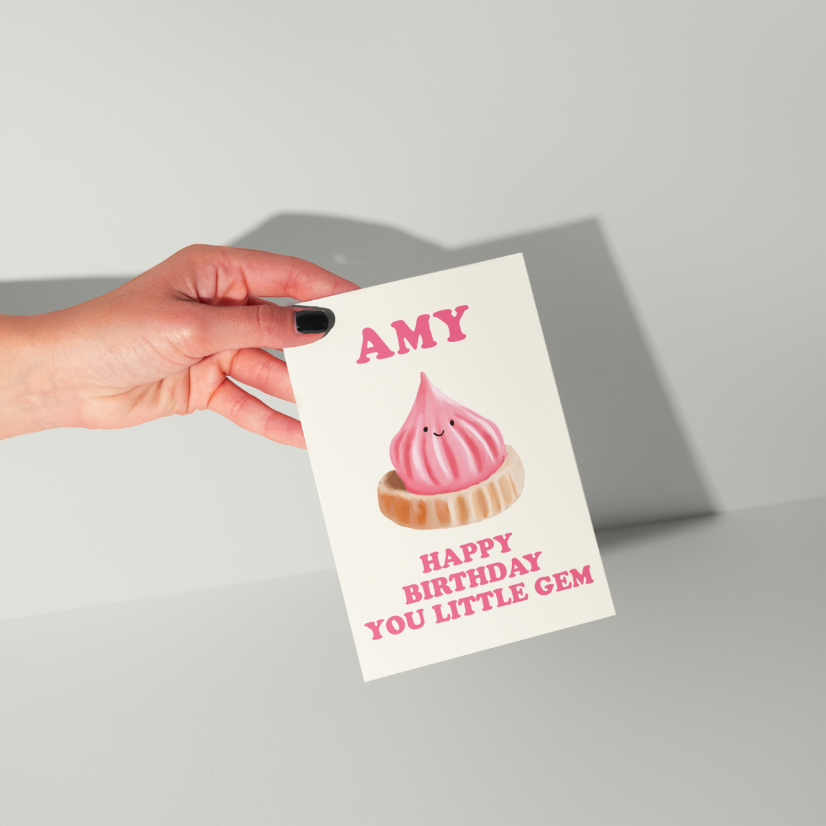 Iced Gem Personalised Birthday Card