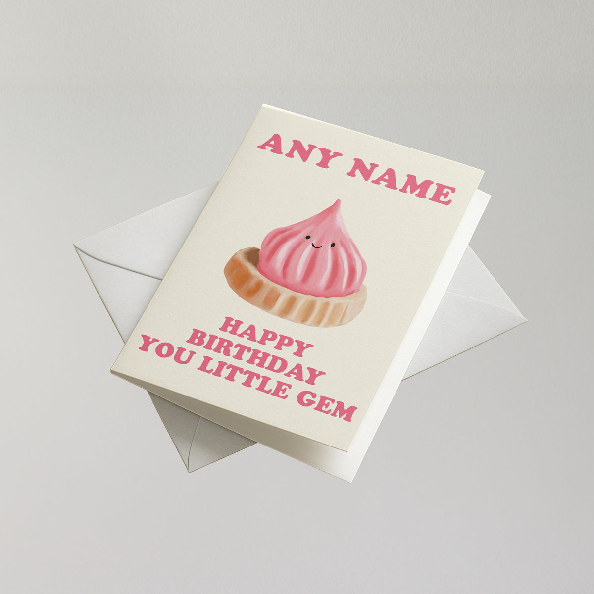 Iced Gem Personalised Birthday Card