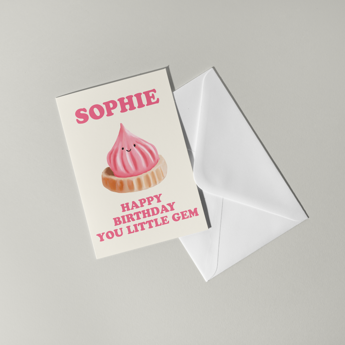 Iced Gem Personalised Birthday Card
