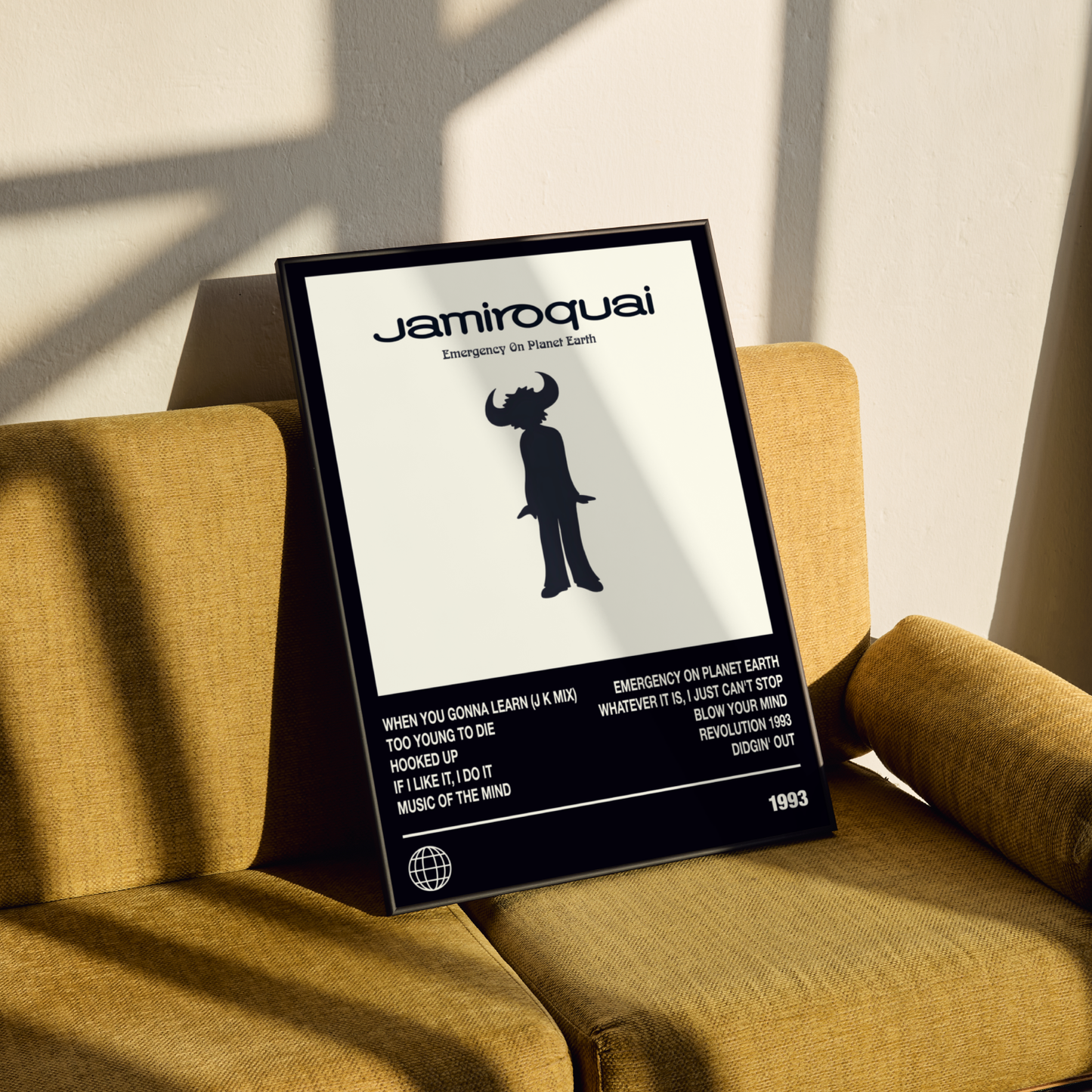 Jamiroquai Emergency On Planet Earth Album Poster