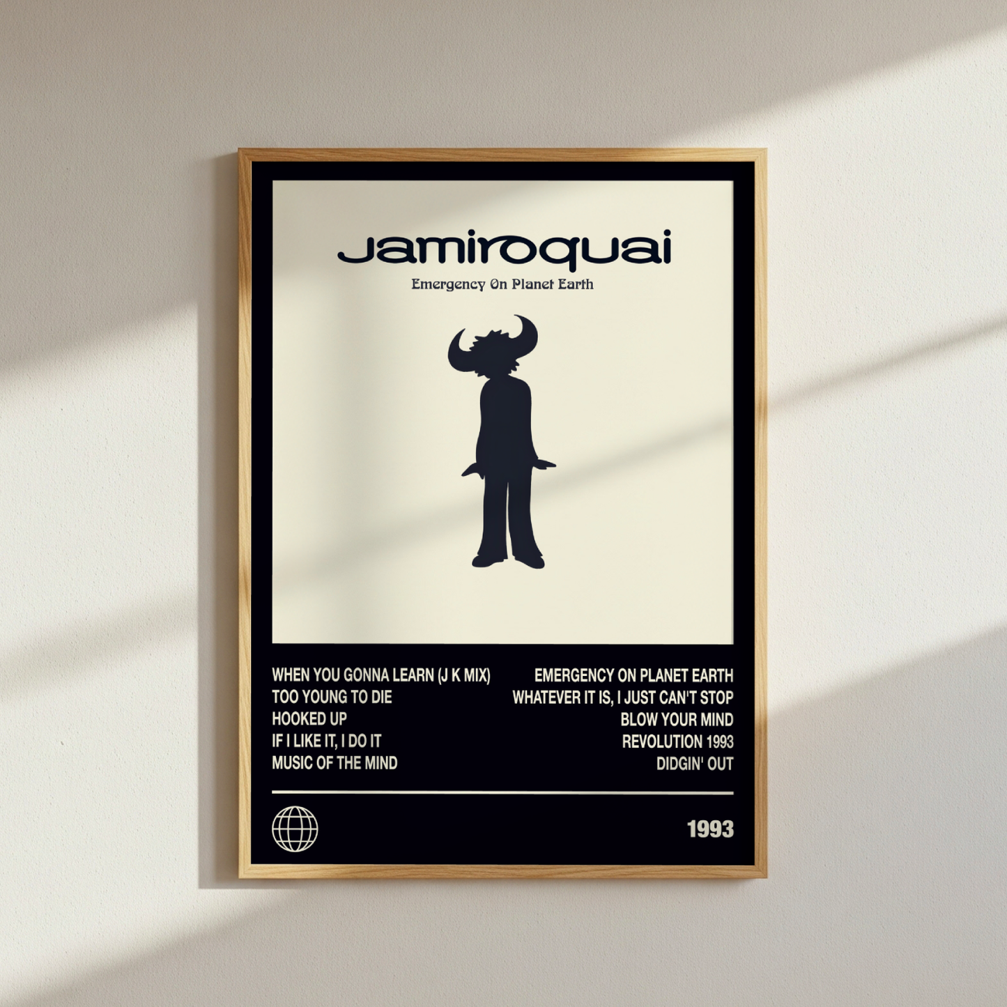 Jamiroquai Emergency On Planet Earth Album Poster